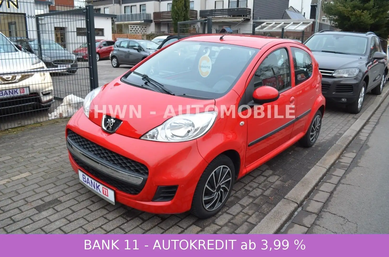 Peugeot 107 Filou * SERVO * 4 TÜRIG * INSP. NEU* ZV Rot - 2