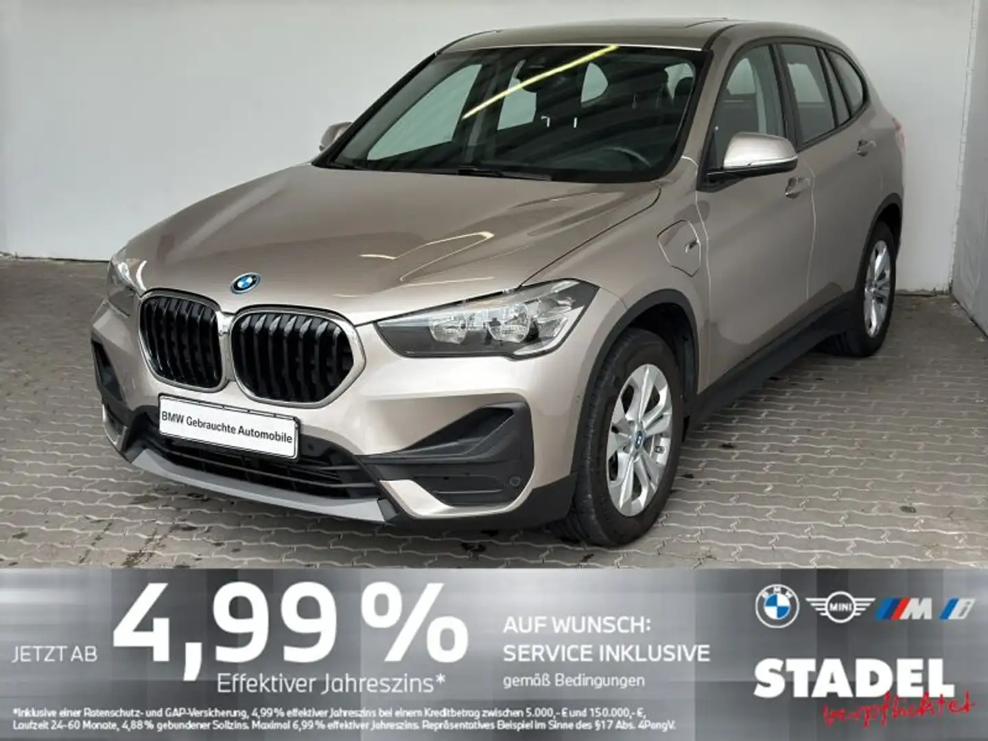 BMW X1 xDrive25e Advantage Navi.HiFi.Pano.ParkAs.DAB Silber - 1
