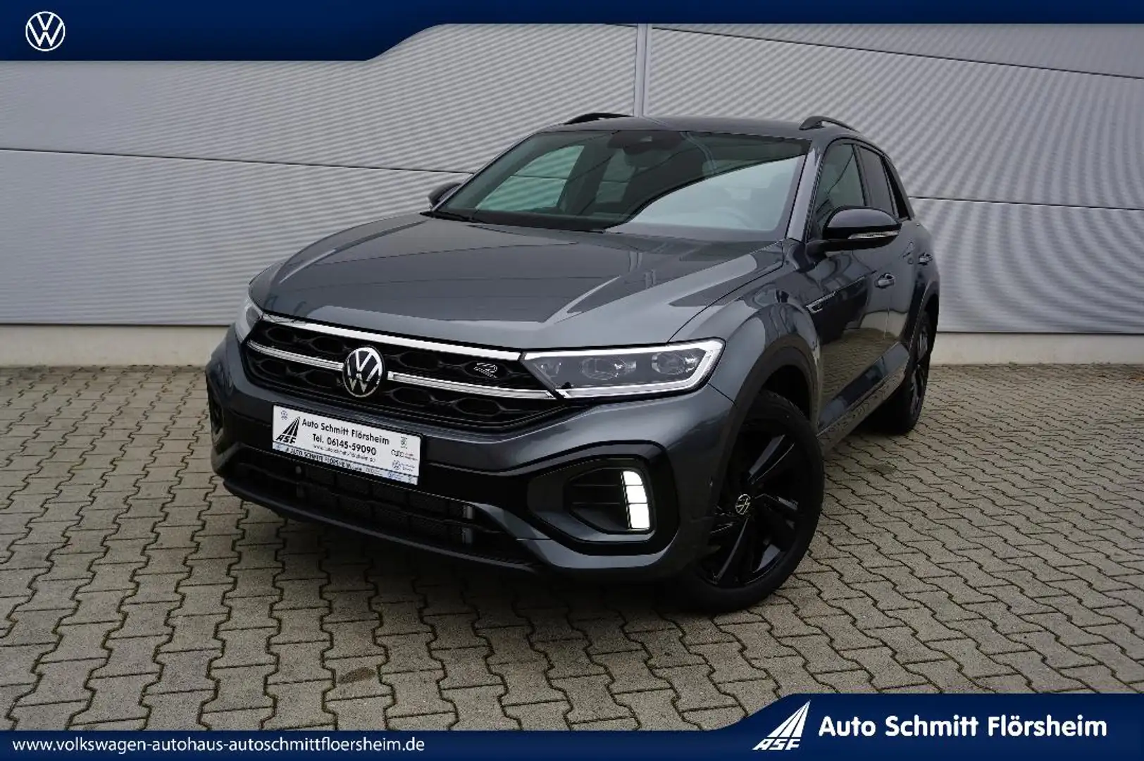 Volkswagen T-Roc R-Line "Black Style"1.5 l TSI 7-Gang-DSG Navi,RFK Grijs - 1