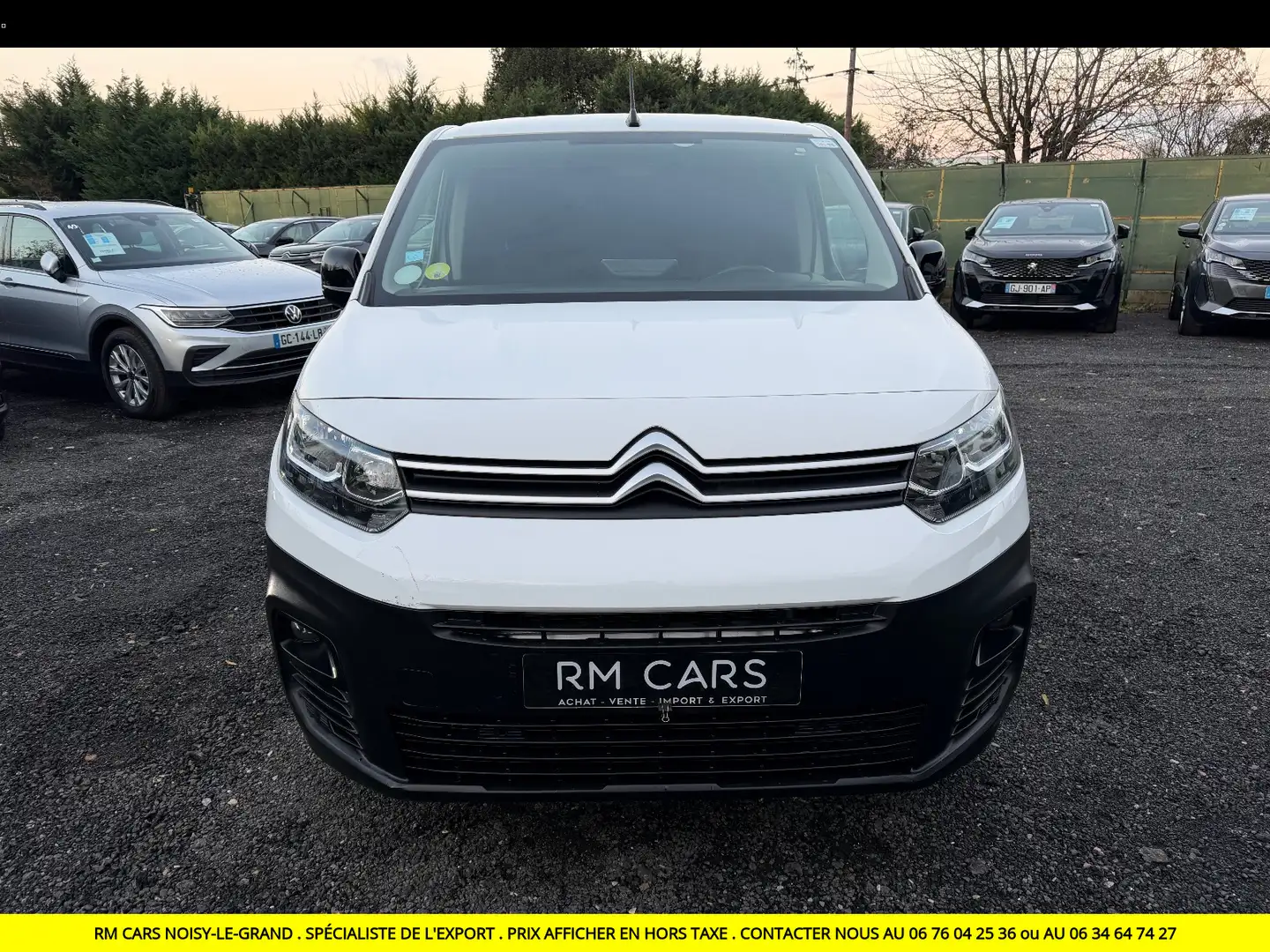 Citroen Berlingo BERLINGO VAN M 650 BLUEHDI 100 S\u0026amp;S BVM6 CLUB Blanc - 2