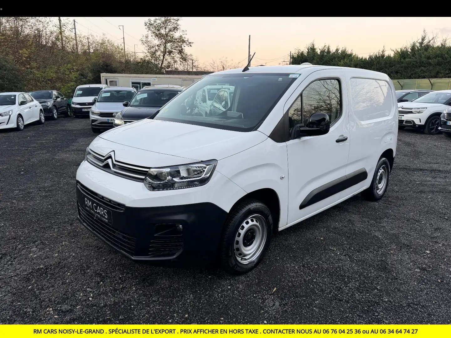 Citroen Berlingo BERLINGO VAN M 650 BLUEHDI 100 S\u0026amp;S BVM6 CLUB Blanc - 1