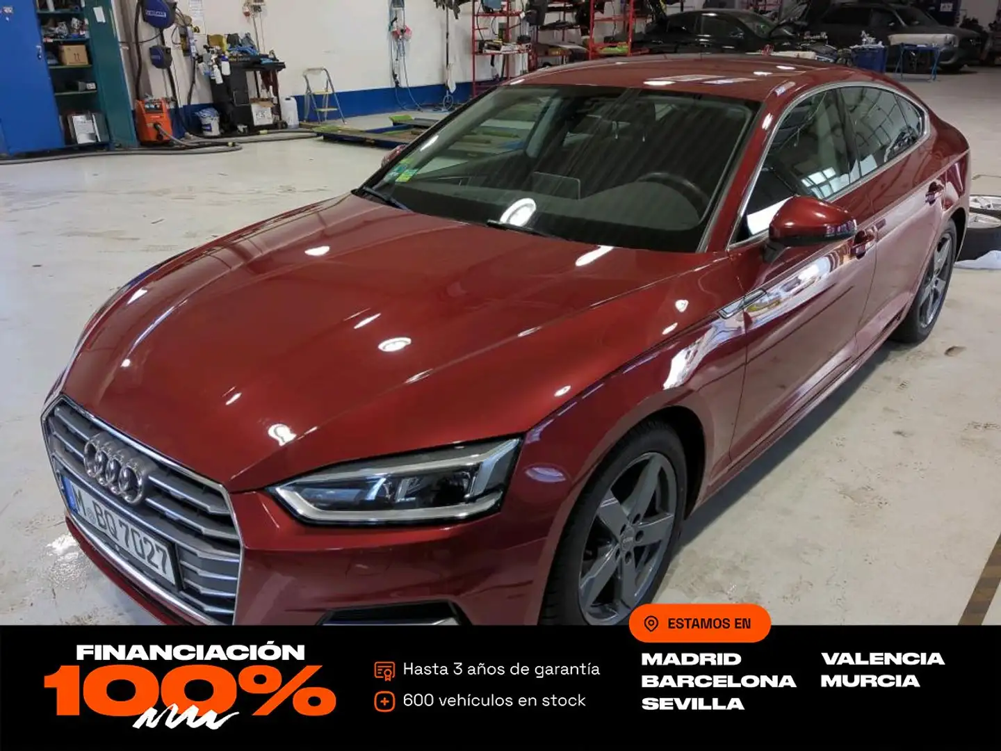 Audi A5 Sportback 40 TFSI S tronic 140kW Rojo - 1