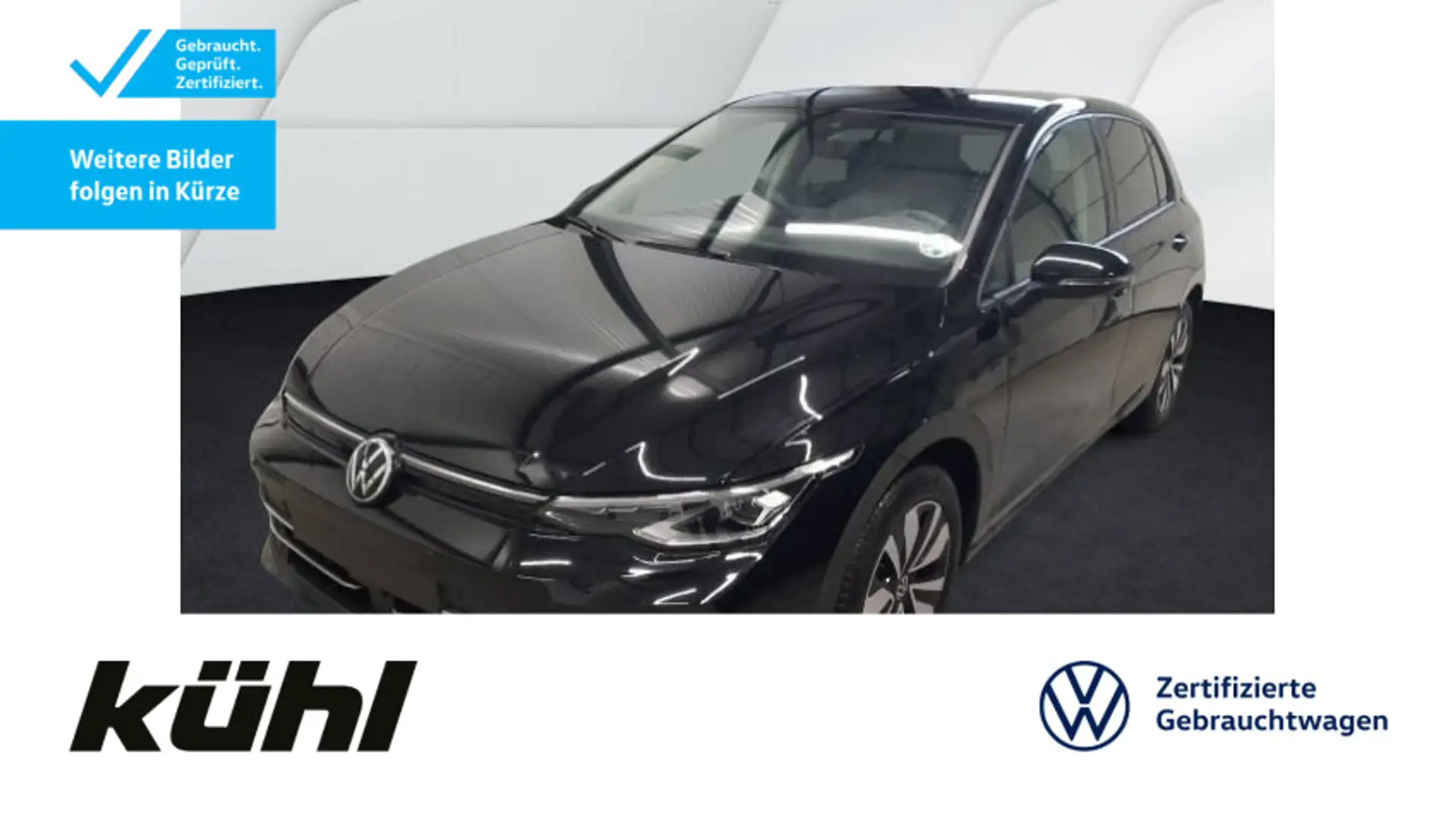 Volkswagen Golf 8 VIII 1.5 eTSI DSG Goal LED+/ACC/Kamera/Ap Schwarz - 1