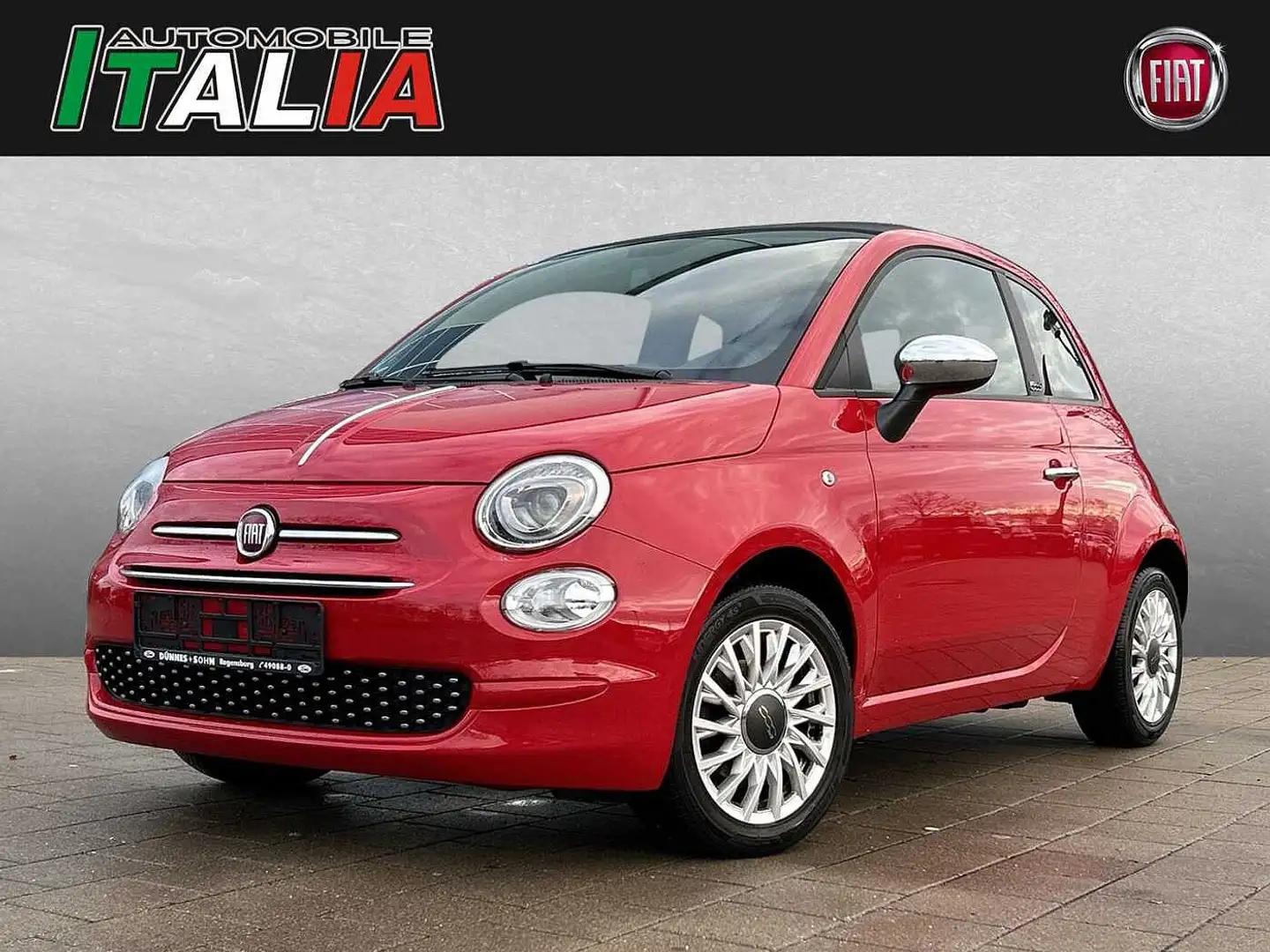 Fiat 500C Lounge 1.0 GSE Rot - 1