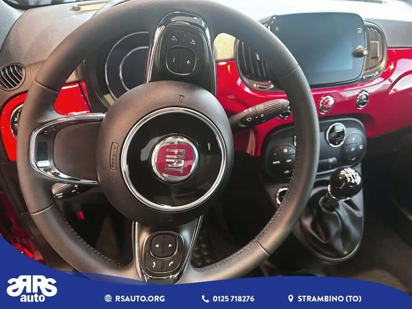 Fiat 500 500 1.0 Hybrid Dolcevita Rosso - 2