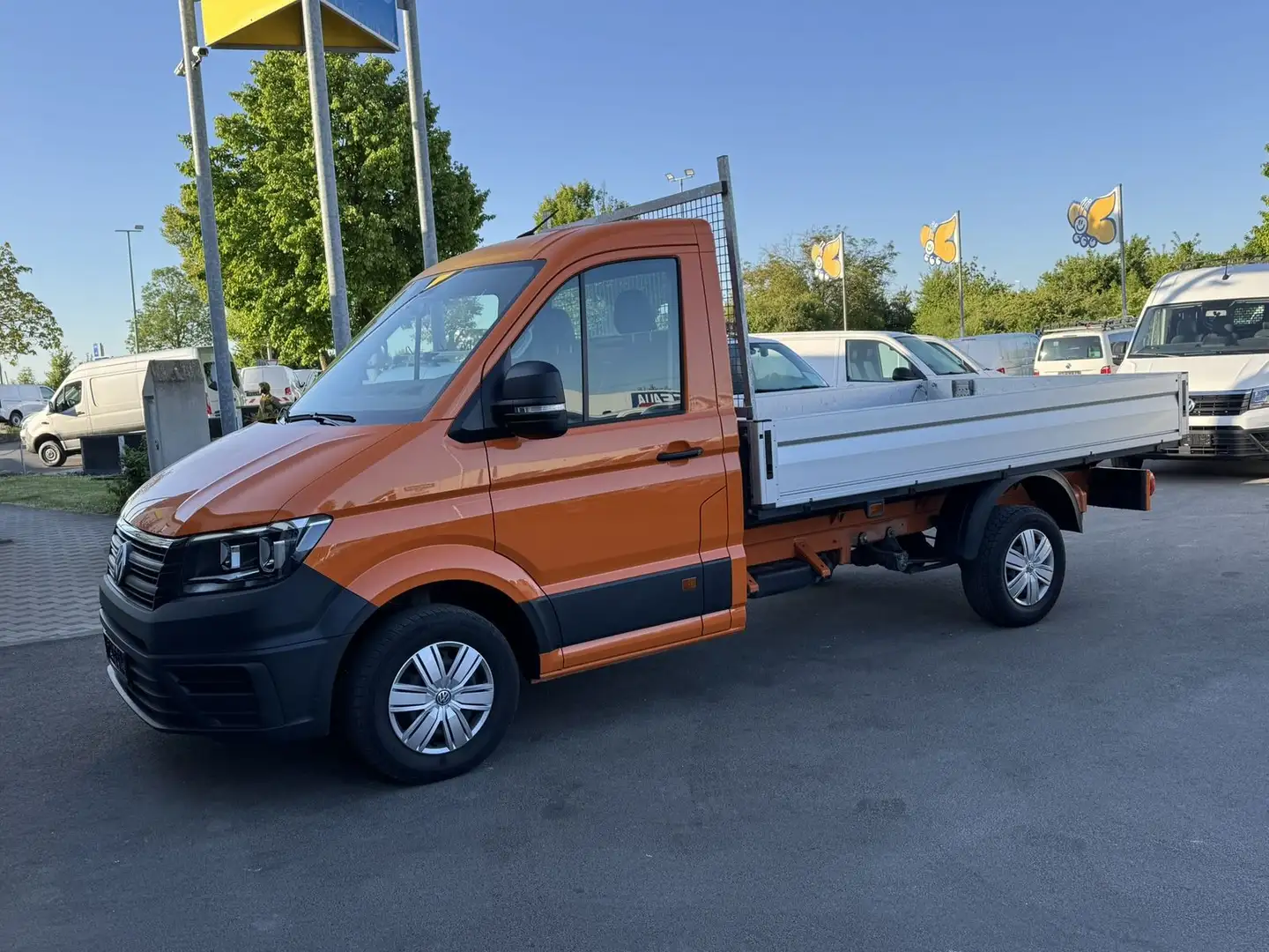 Volkswagen Crafter Pritsche MR L2 AHK*Tempomat*Navi Orange - 2