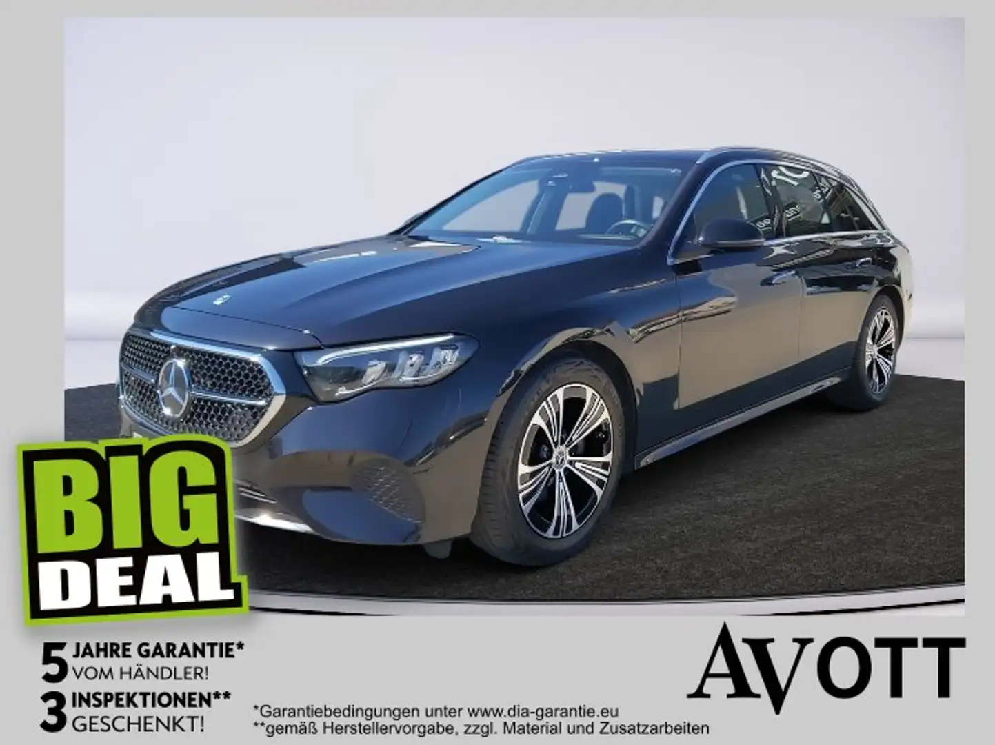 Mercedes-Benz E 200 T Avantgarde AHK AUT Kam. KlimaA LED LM Schwarz - 1