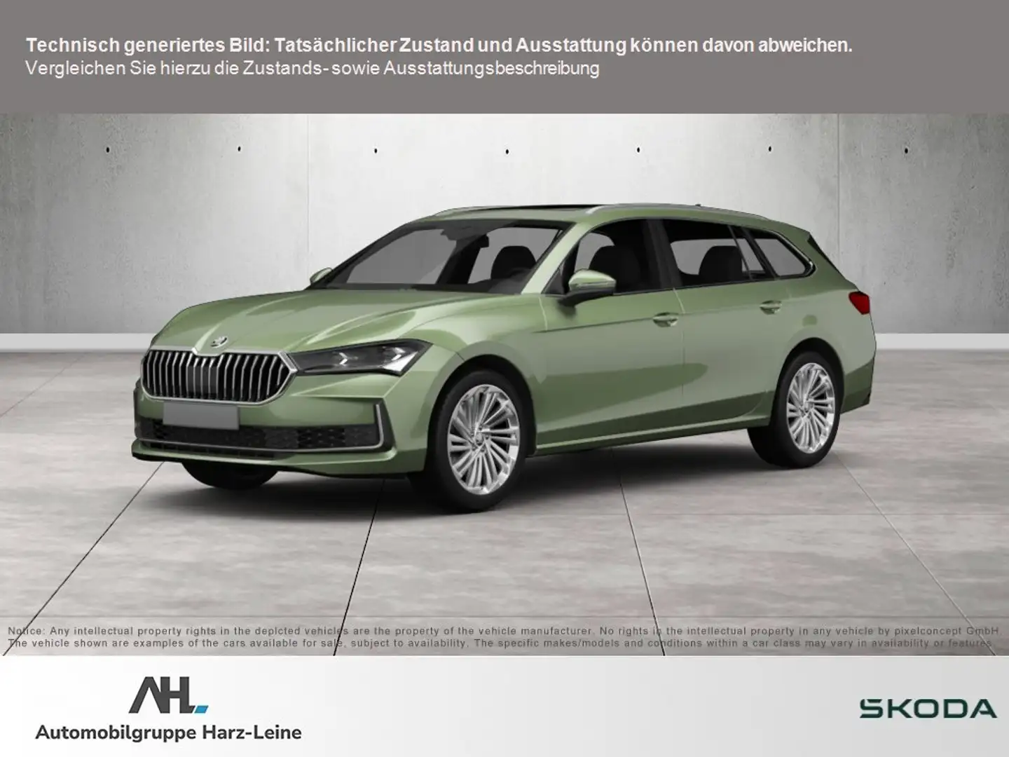 Skoda Superb Combi Selection 1,5 TSI 110kW Vorführwagen Gelb - 1
