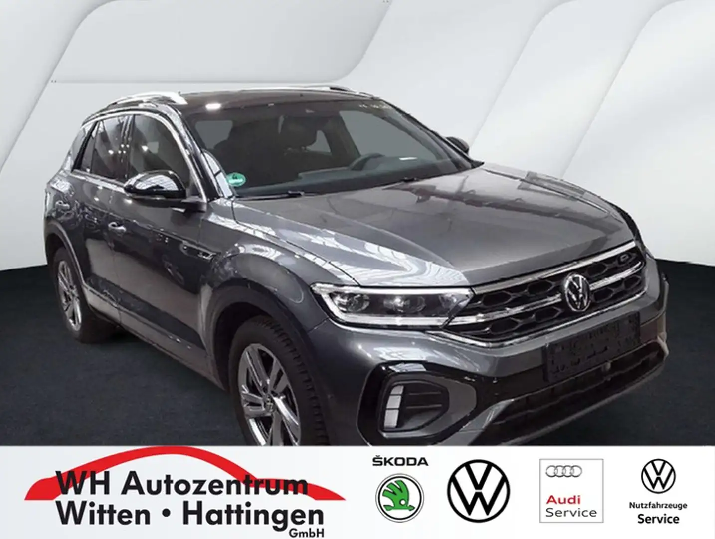 Volkswagen T-Roc 1.5 TSI DSG R-Line NAVI AHK REARVIEW GJ-REIFEN ... Grau - 1
