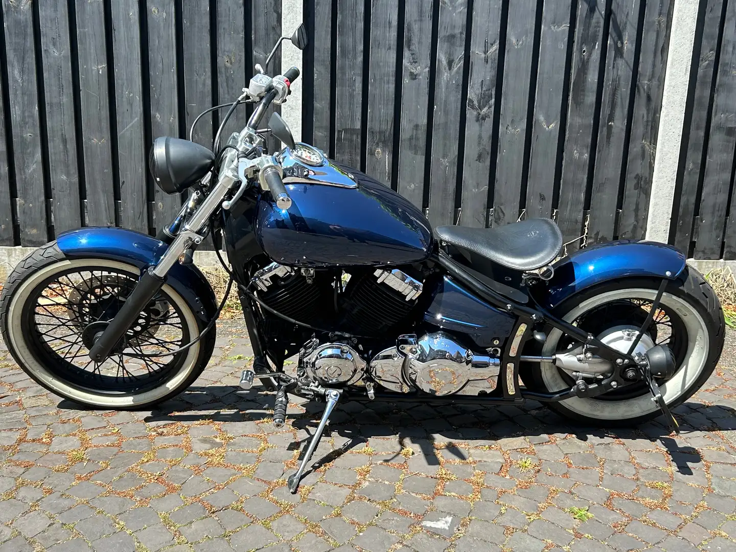 Yamaha XVS 650 XVS 650 Bobber Blauw - 1