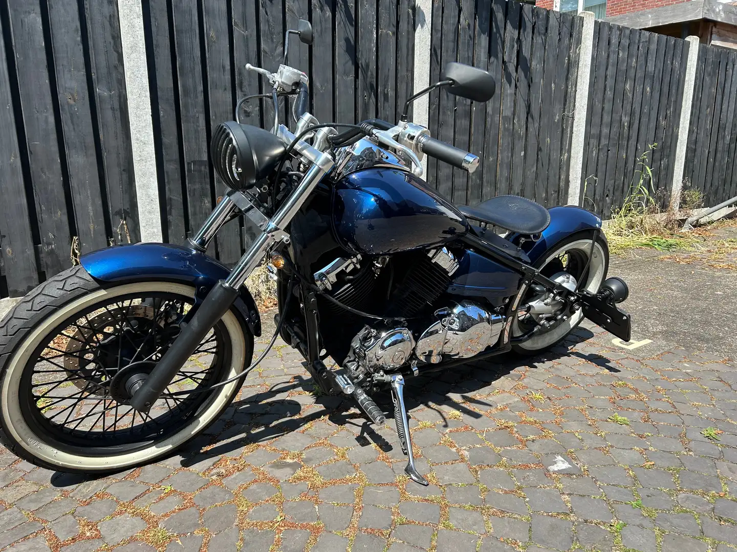 Yamaha XVS 650 XVS 650 Bobber Blauw - 2