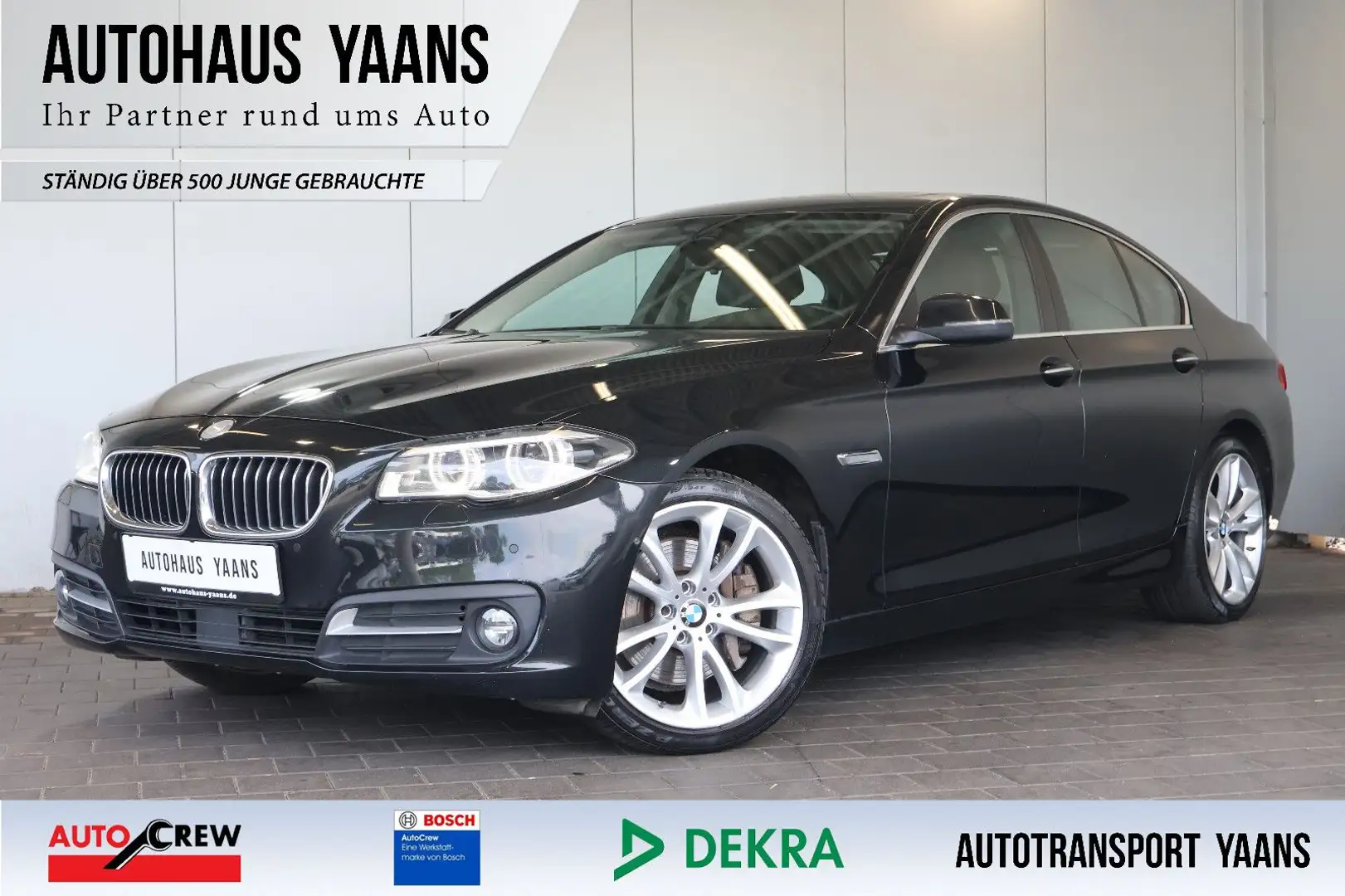 BMW 530 d H/K+SOFT+HUD+SITZKLIMA+GSD+LED+KEY+19"+AHK Noir - 1