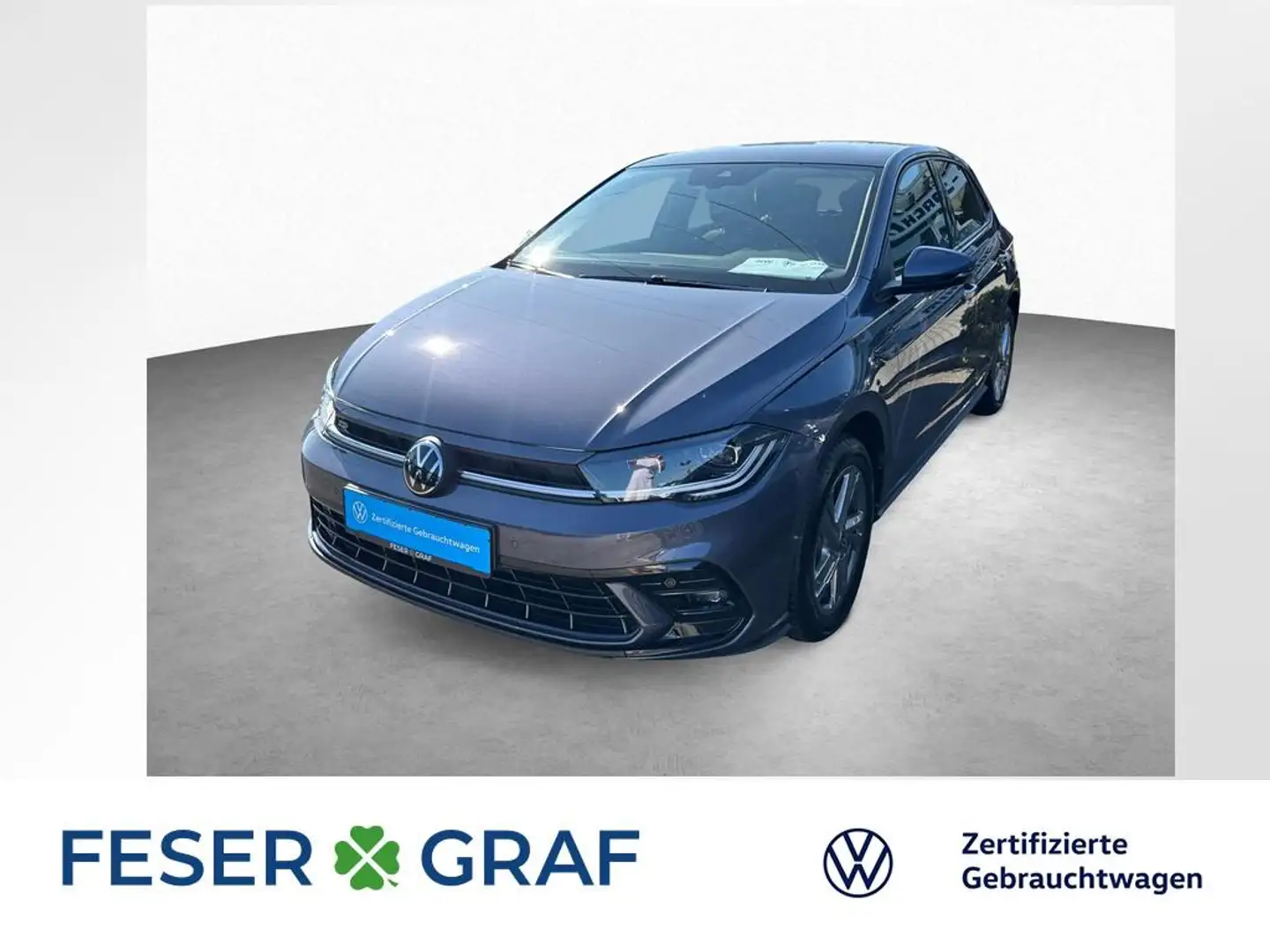 Volkswagen Polo R-Line 1.0 TSI DSG KAM ACC LED-MATRIX SHZ Grau - 1