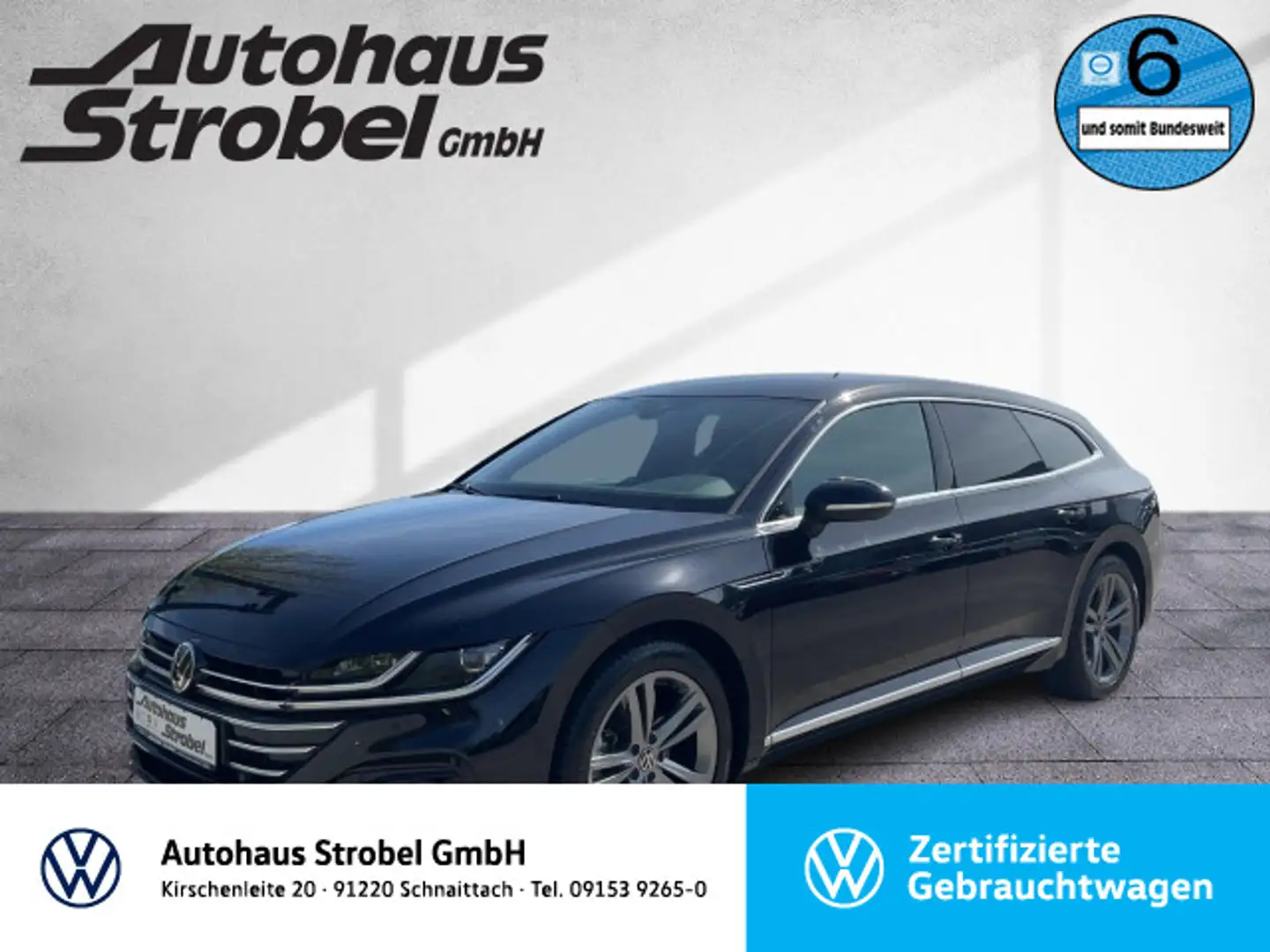 Volkswagen Arteon Arteon Shootingbrake 2.0 TDI DSG 4M R-Line ab 1, Schwarz - 1