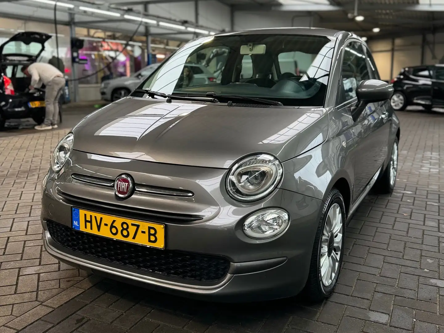Fiat 500 Automatic 500 0.9 TA T Popstar Grijs - 2