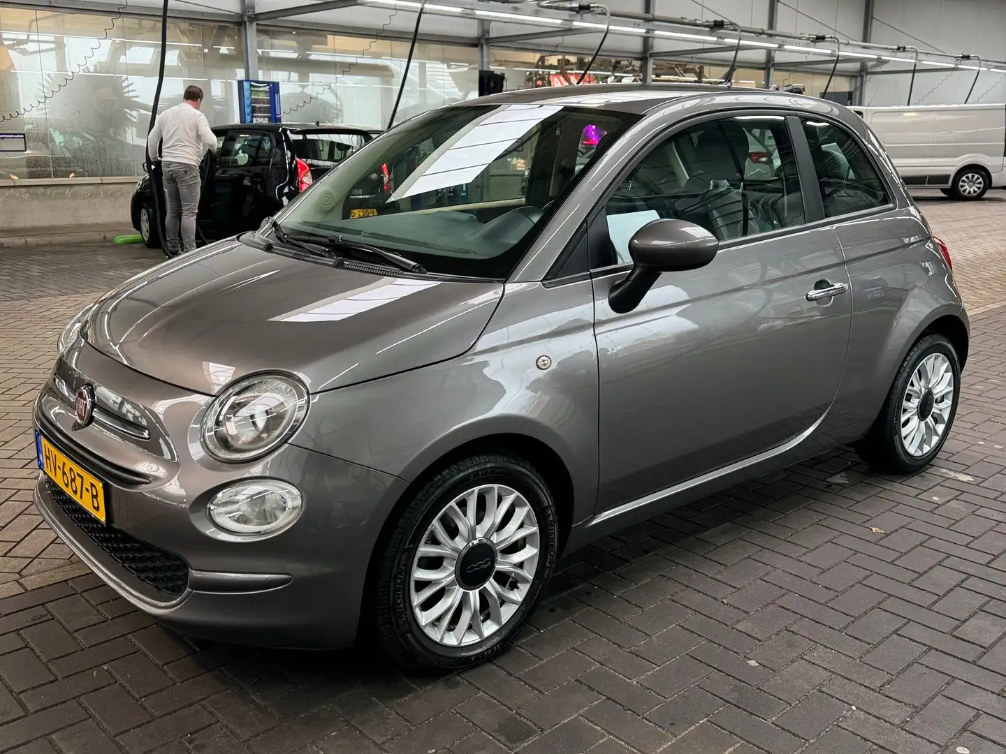 Fiat 500 Automatic 500 0.9 TA T Popstar Grijs - 1