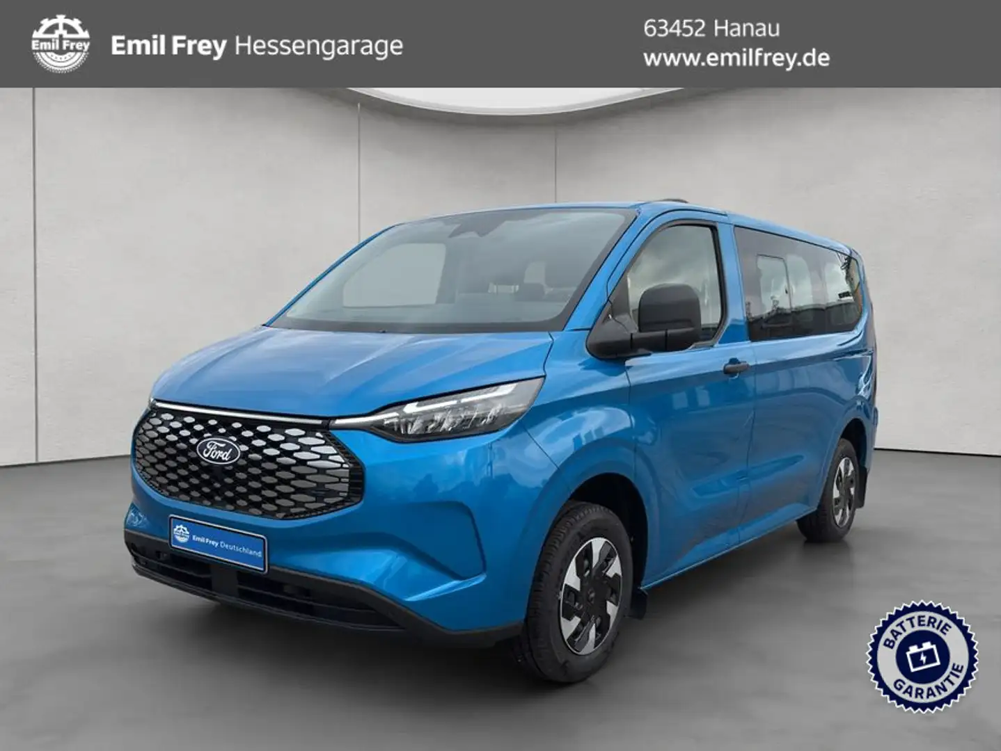 Ford e-Transit Custom 340 L1H1 PKW HA Trend 160 kW, 4-t Blau - 1