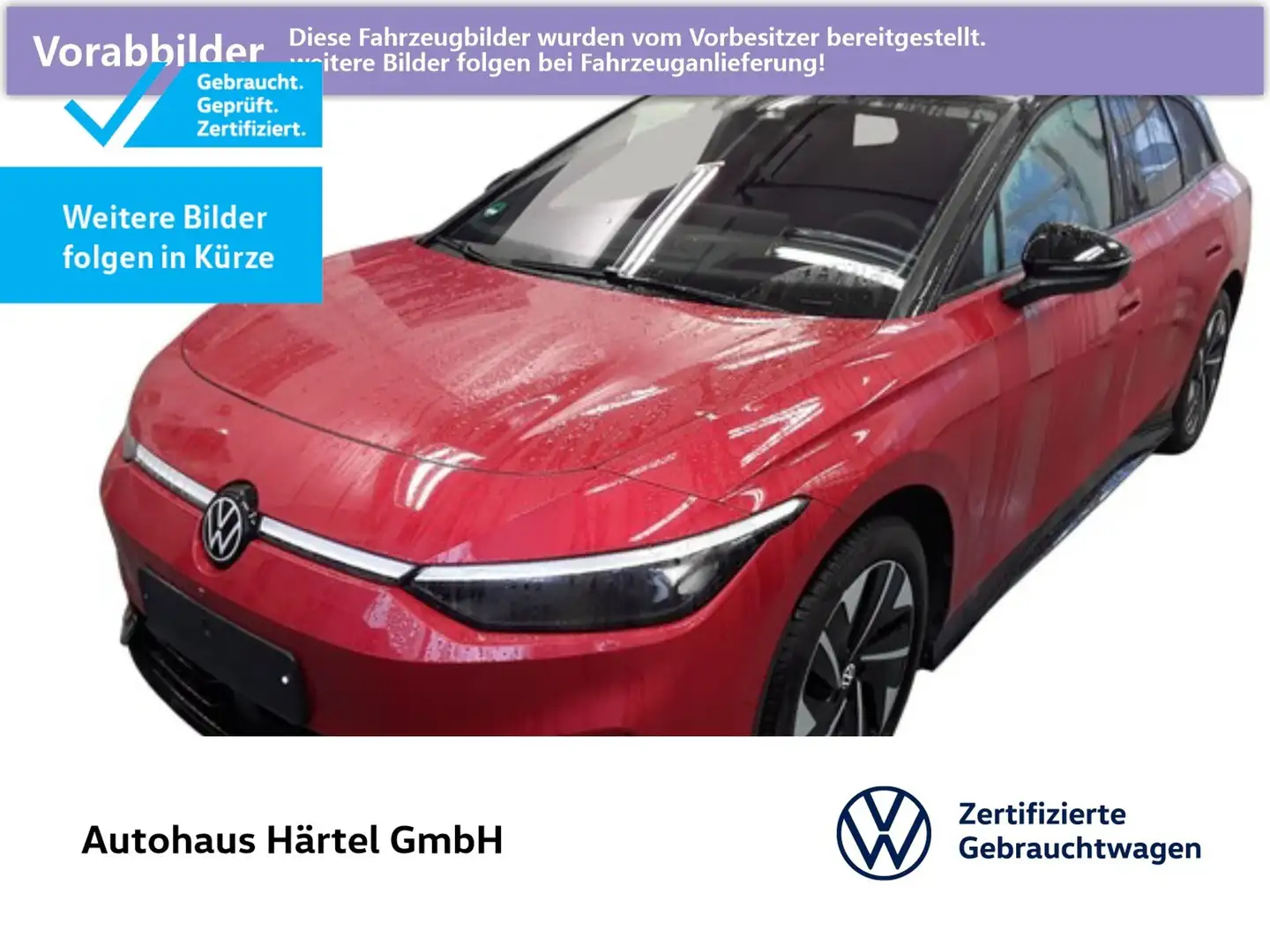 Volkswagen ID.7 TOURER PRO S BLACK STYLE 86 KWH AUTOMATIK LED Rot - 1