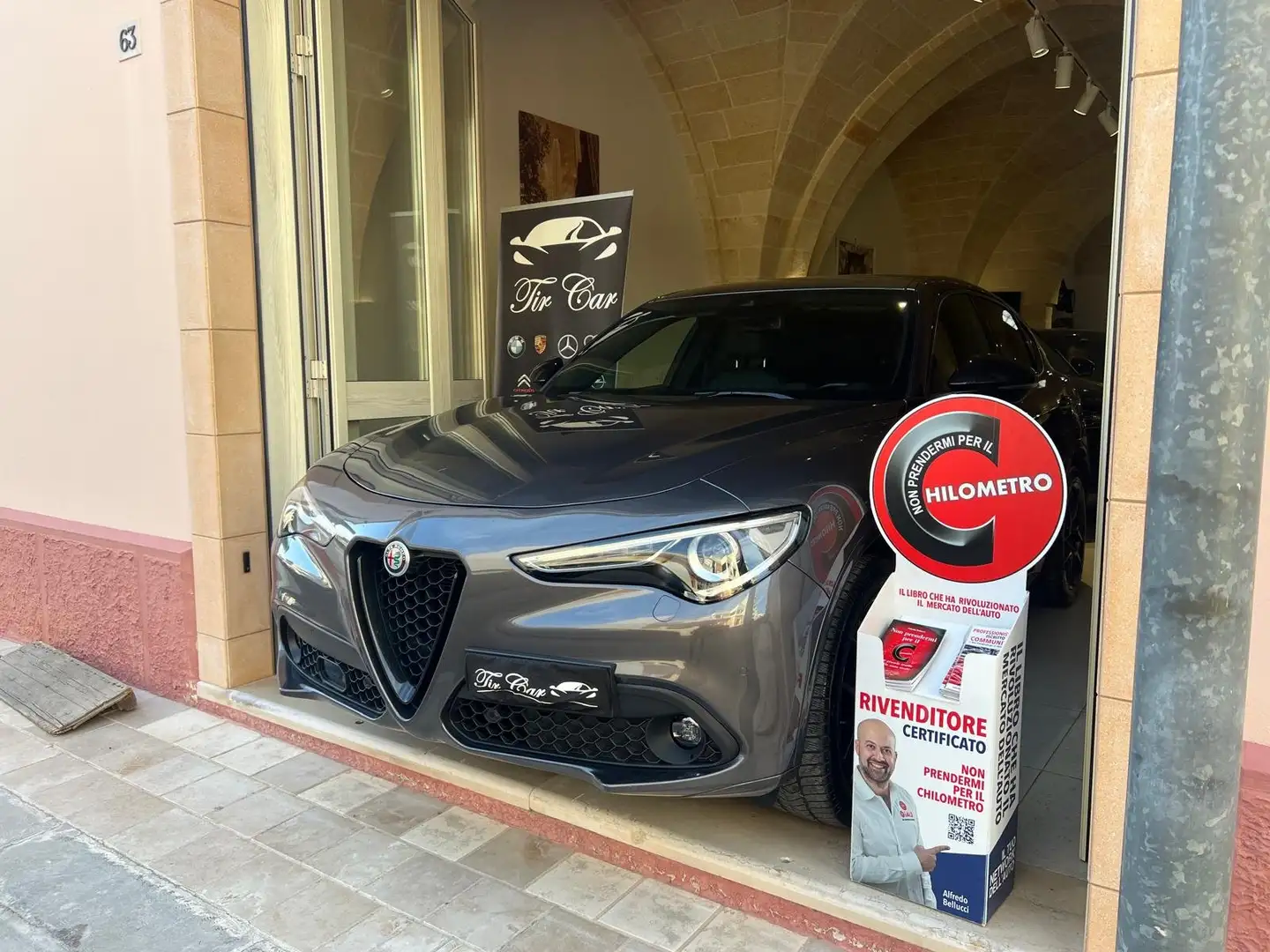 Alfa Romeo Stelvio Stelvio 2.2 t Veloce Q4 210cv auto Gris - 1
