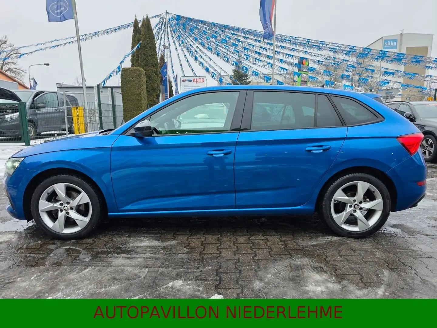 Skoda Scala *Klima*LED*Sportsitze*android*Apple*1.Hand* Bleu - 1