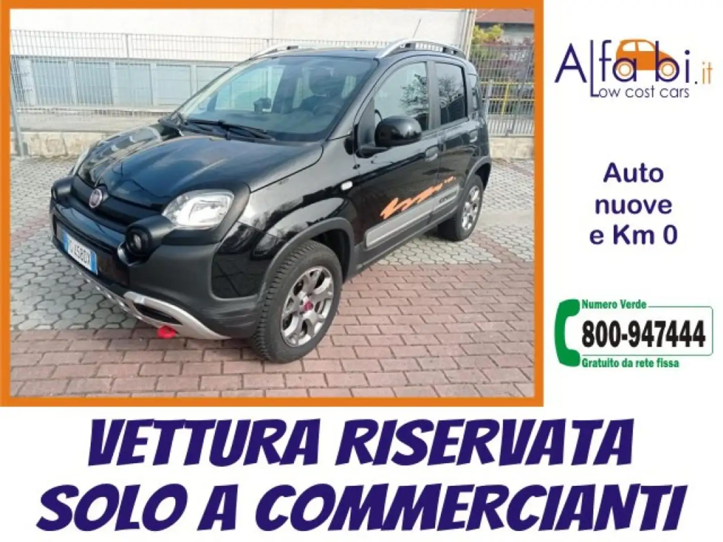 Fiat Panda Cross 1.3 MJT 95 CV S&S 4x4 Nero - 1