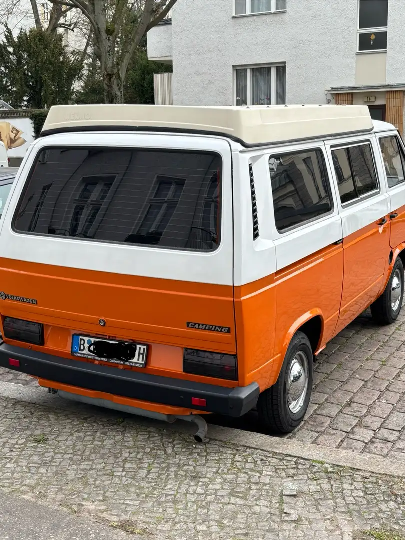 Volkswagen T3 Reimo Aufstelldach Camper Oldtimer H-Kenn. Orange - 1