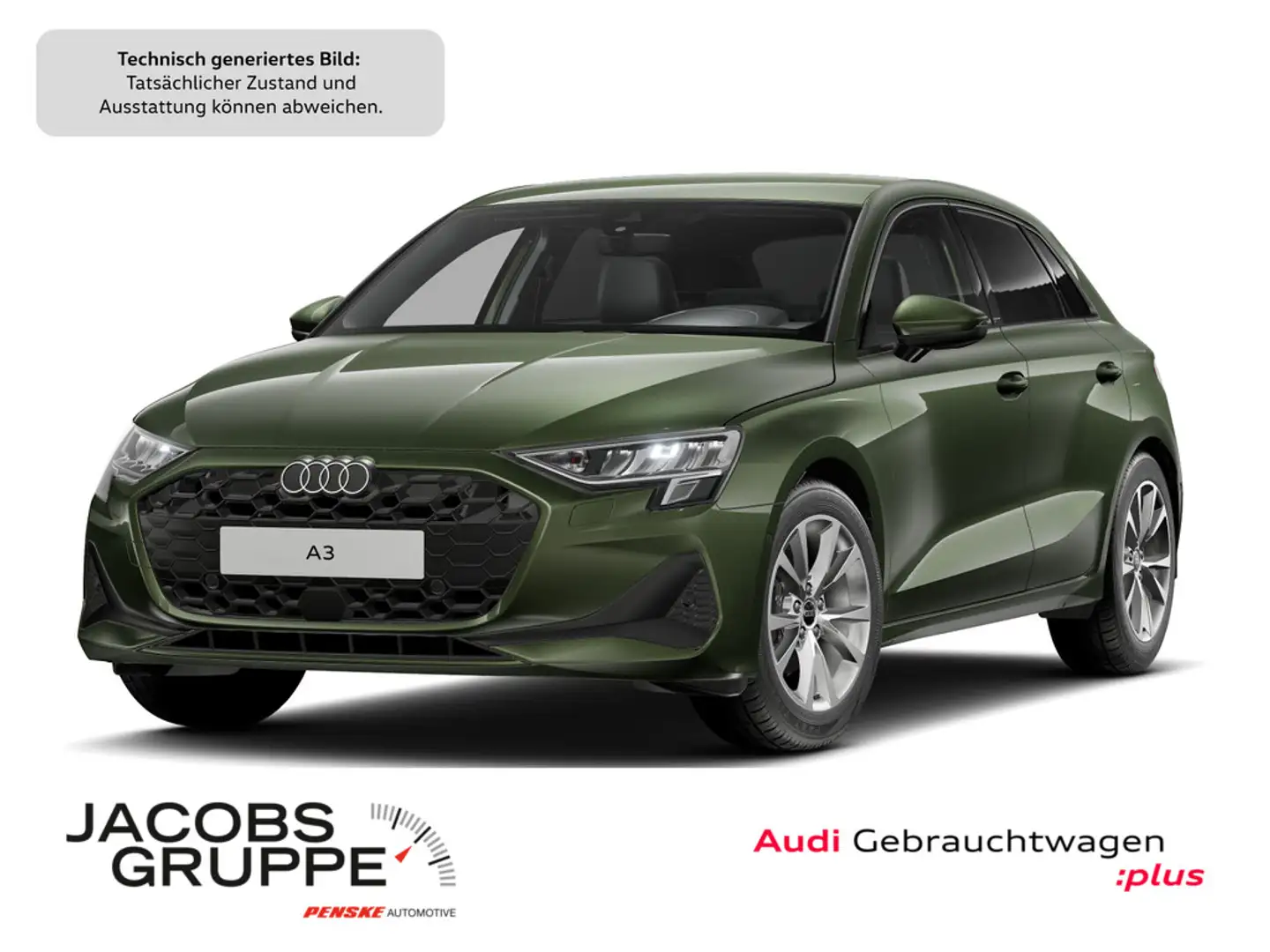 Audi A3 Sportback 35 TDI S-tronic AHK/Smartphone Interf./Sitzheizung/Navi P Grün - 1