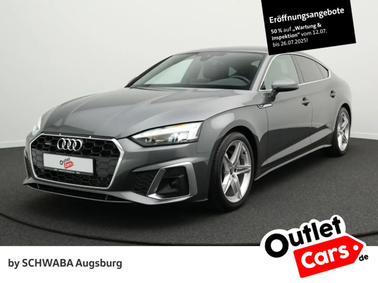Audi A5 2x S line 40 TFSI qu. *AHK*8-fach* Grey - 1