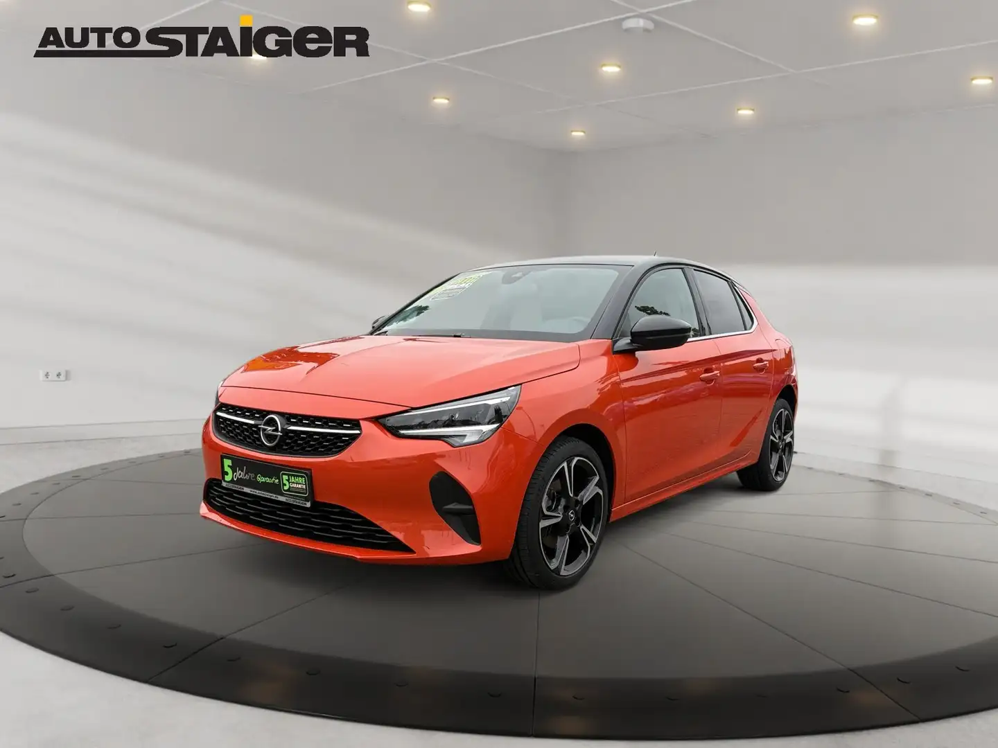 Opel Corsa F 1.2 Turbo Elegance LED+SHZ+Fernlichtass. Orange - 2