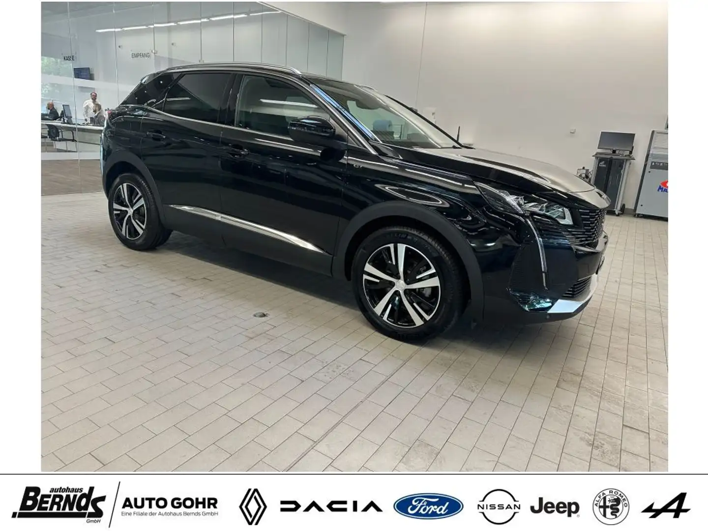 Peugeot 3008 PureTech 130 Stop & Start GPF EAT8 GT NAVIGATION Zwart - 2