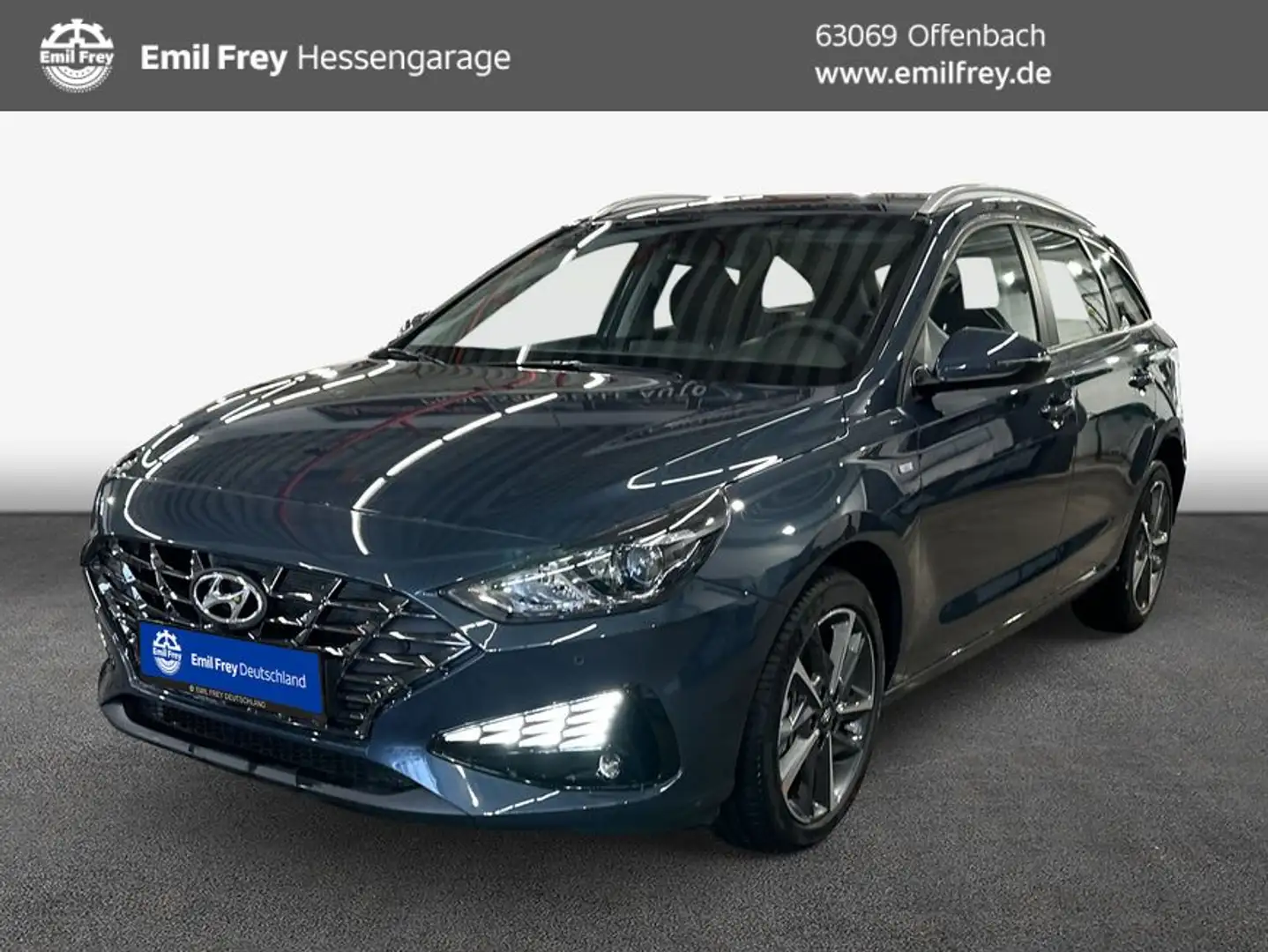 Hyundai i30 Kombi 1.5 T-GDI 48V-Hybrid DCT Trend 118 kW, 5 Bleu - 1