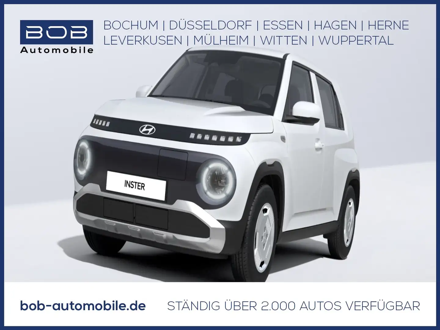 Hyundai Inster EV (MY25) Select 42 kWh NAVI PDC KLIMA BT Blanc - 1