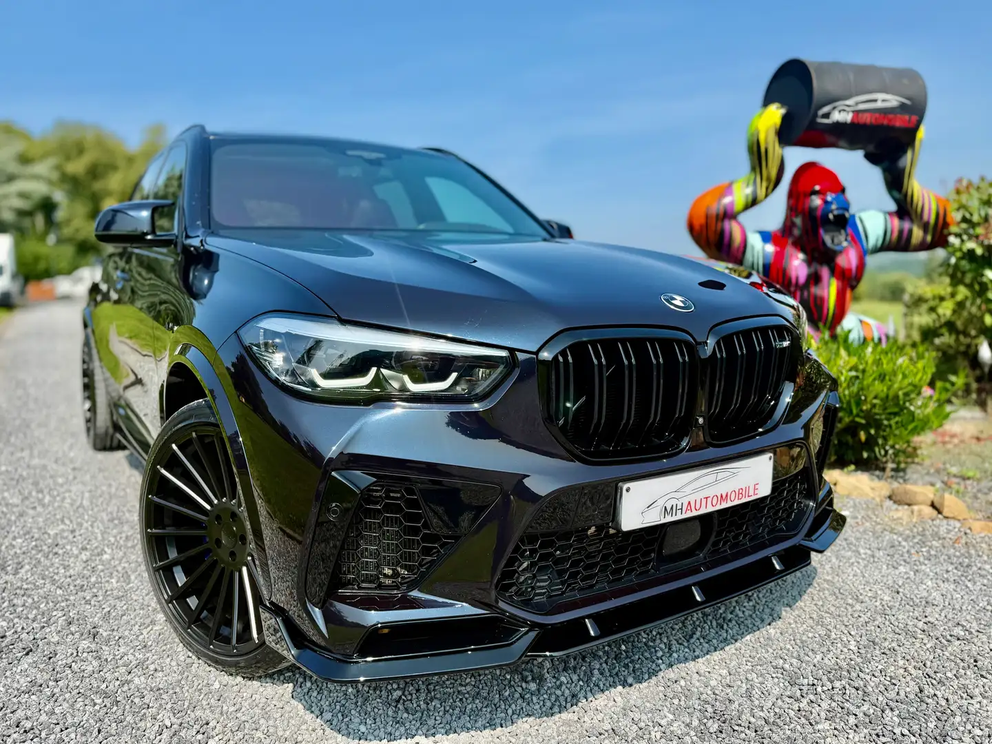 BMW X5 M 4.4 V8 M UTILITAIRE TVA 61.942€ NETTO Modrá - 1