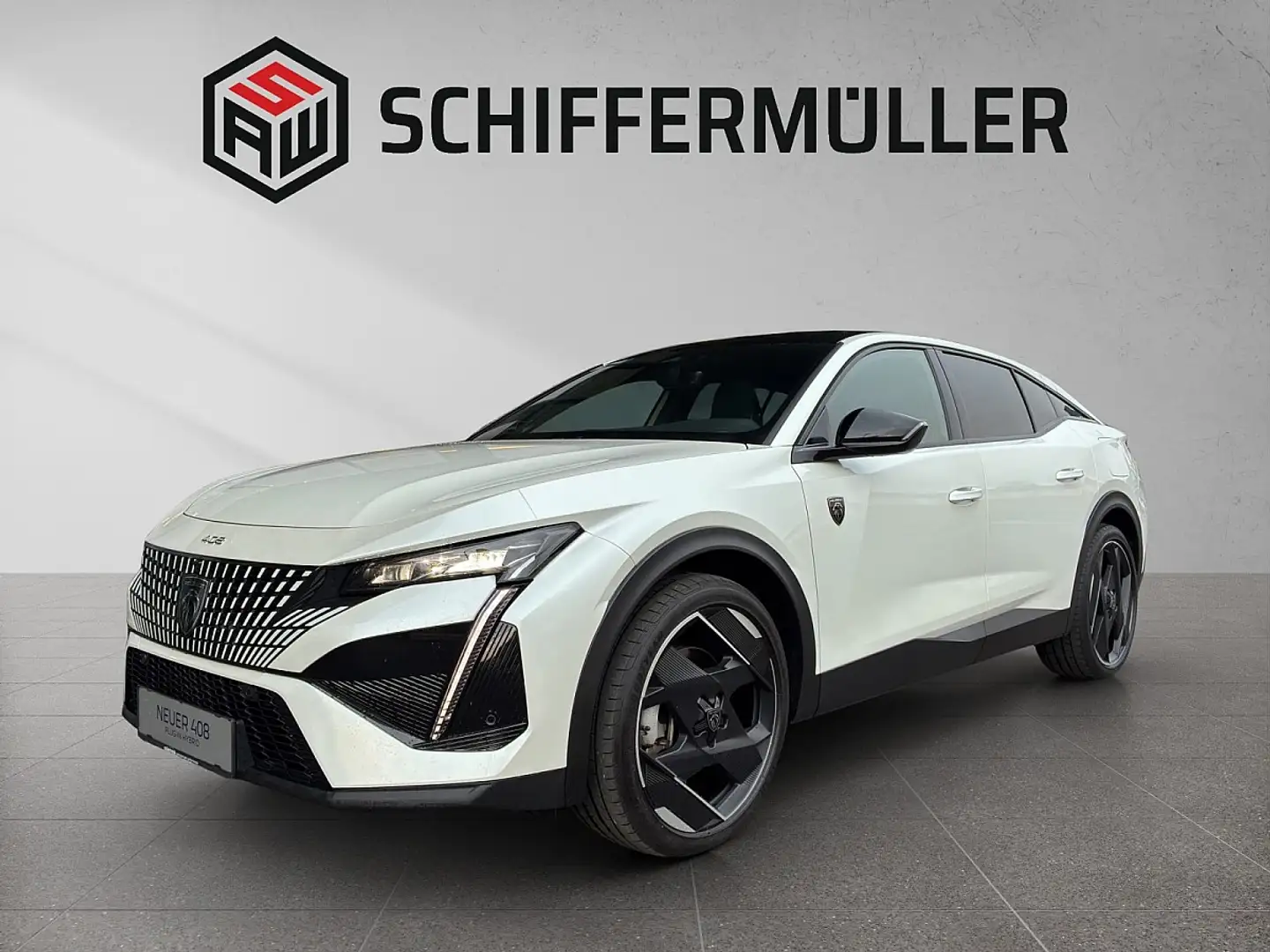 Peugeot 408 PHEV 225 e-EAT8 GT VOLLLEDER BLAU!!! GARANTIE 2... Blanc - 1