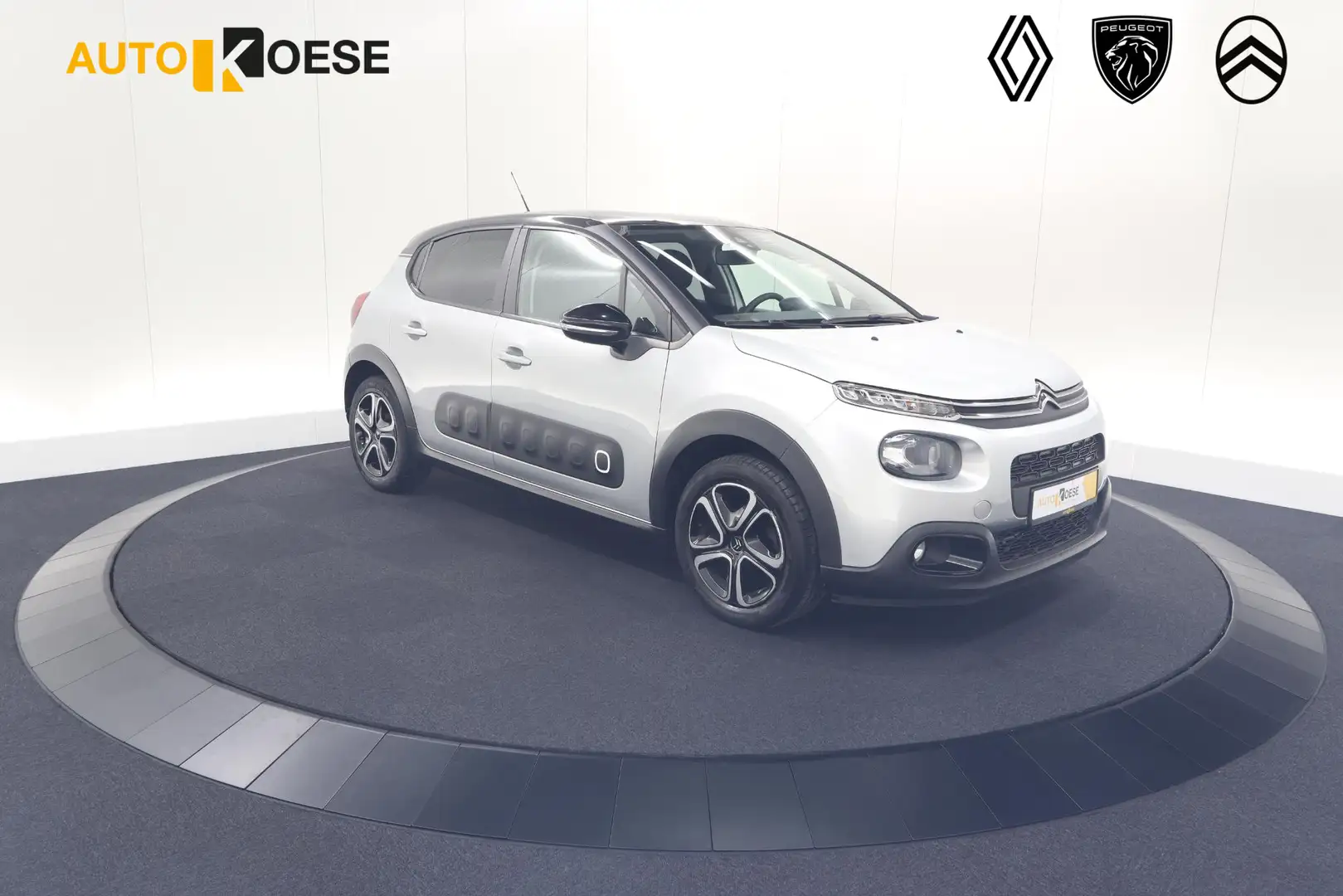 Citroen C3 PureTech 82 Feel Edition | Parkeersensoren | Navig Gris - 1