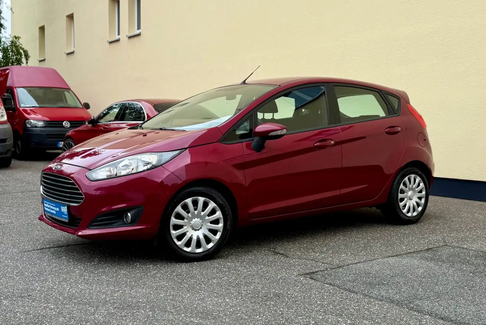 Ford Fiesta Trend KLIMA SHZ MULTI TÜV NEU GARANTIE Rojo - 2