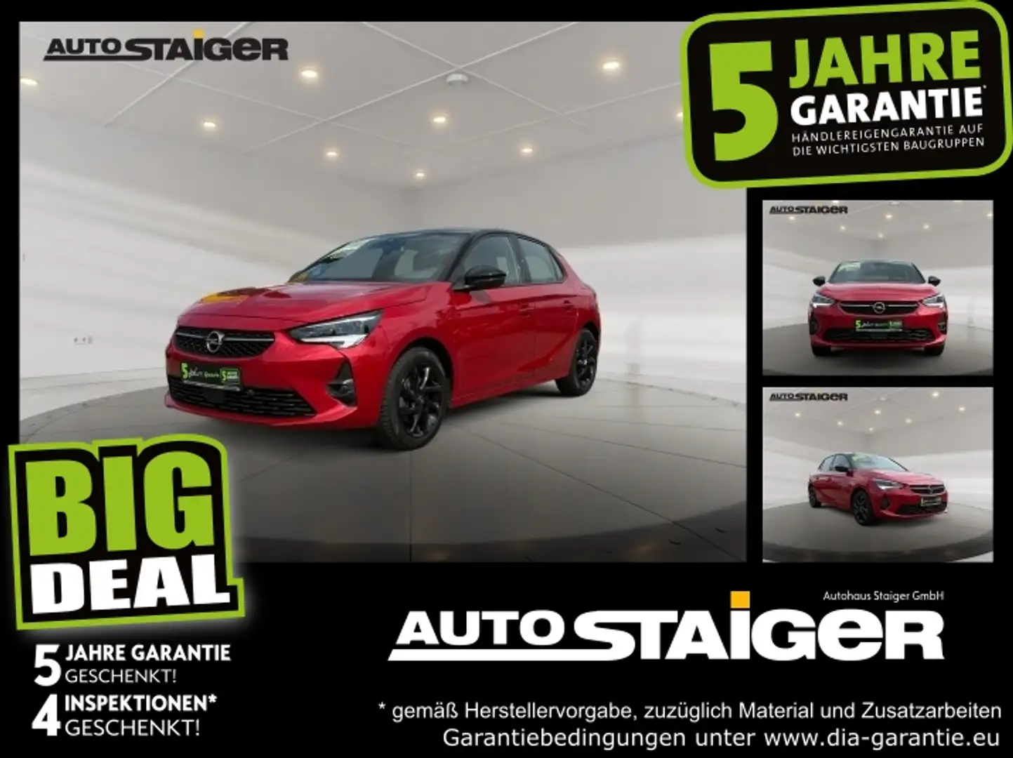 Opel Corsa F 1.2 Turbo GS Line PDC Klimaautomatik Rot - 1
