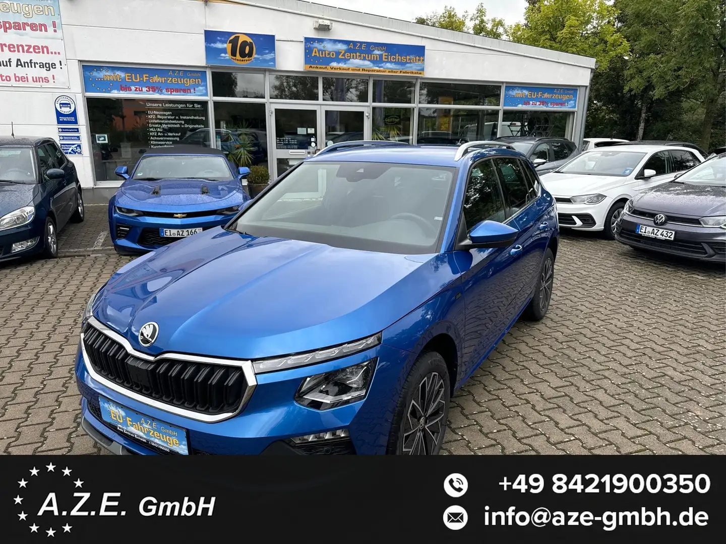 Skoda Kamiq Drive 1.0 TSI DSG *APP*GRA*LHZ*MATRIX*SH* 85 kW... Blau - 1