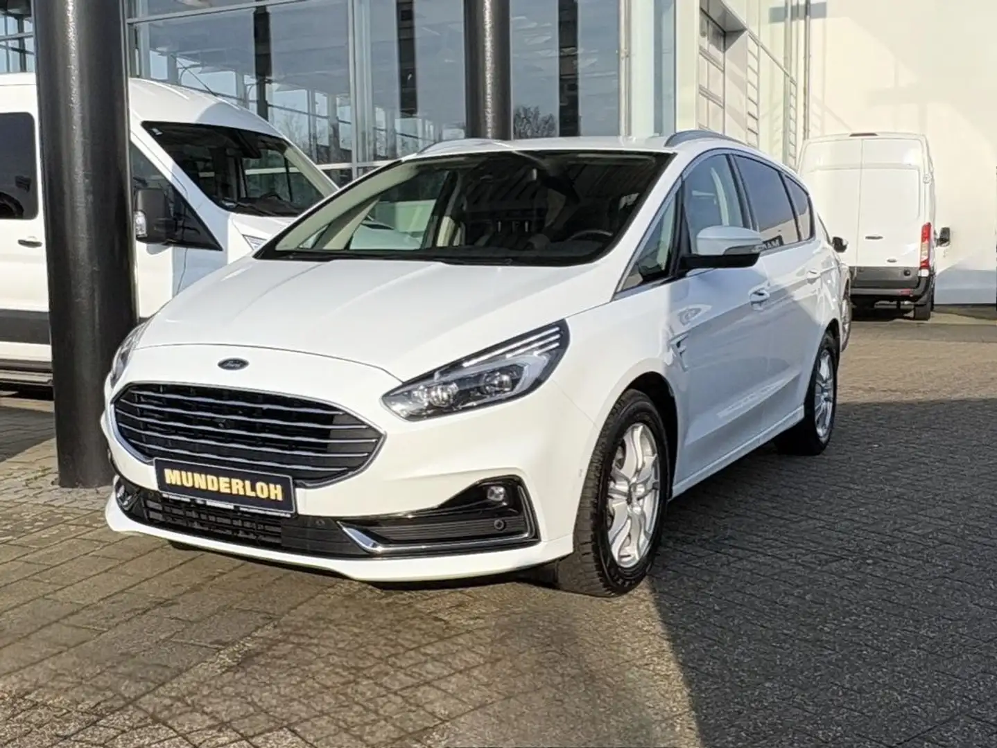 Ford S-Max 2.0 EcoBlue Titanium AHK+STDHZG+RF-KAMERA Weiß - 2