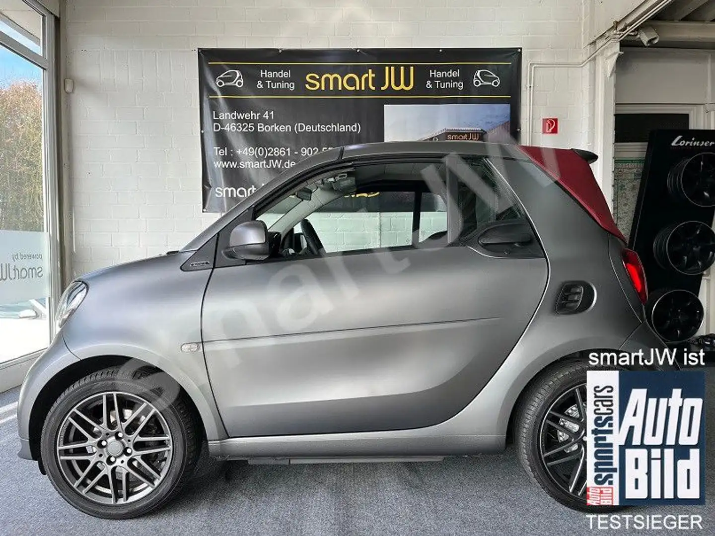 smart forTwo Cabrio BRABUS Xclusive 109 PS/122 PS Kamera Navi Gris - 1
