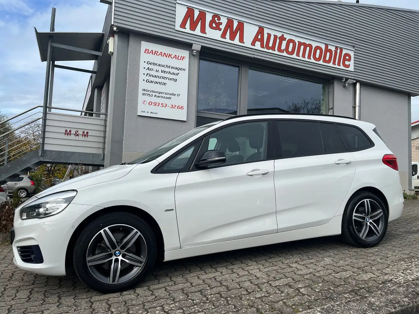 BMW 218 Sport Line *NAVI+AHK+LED+PDC* Blanc - 1