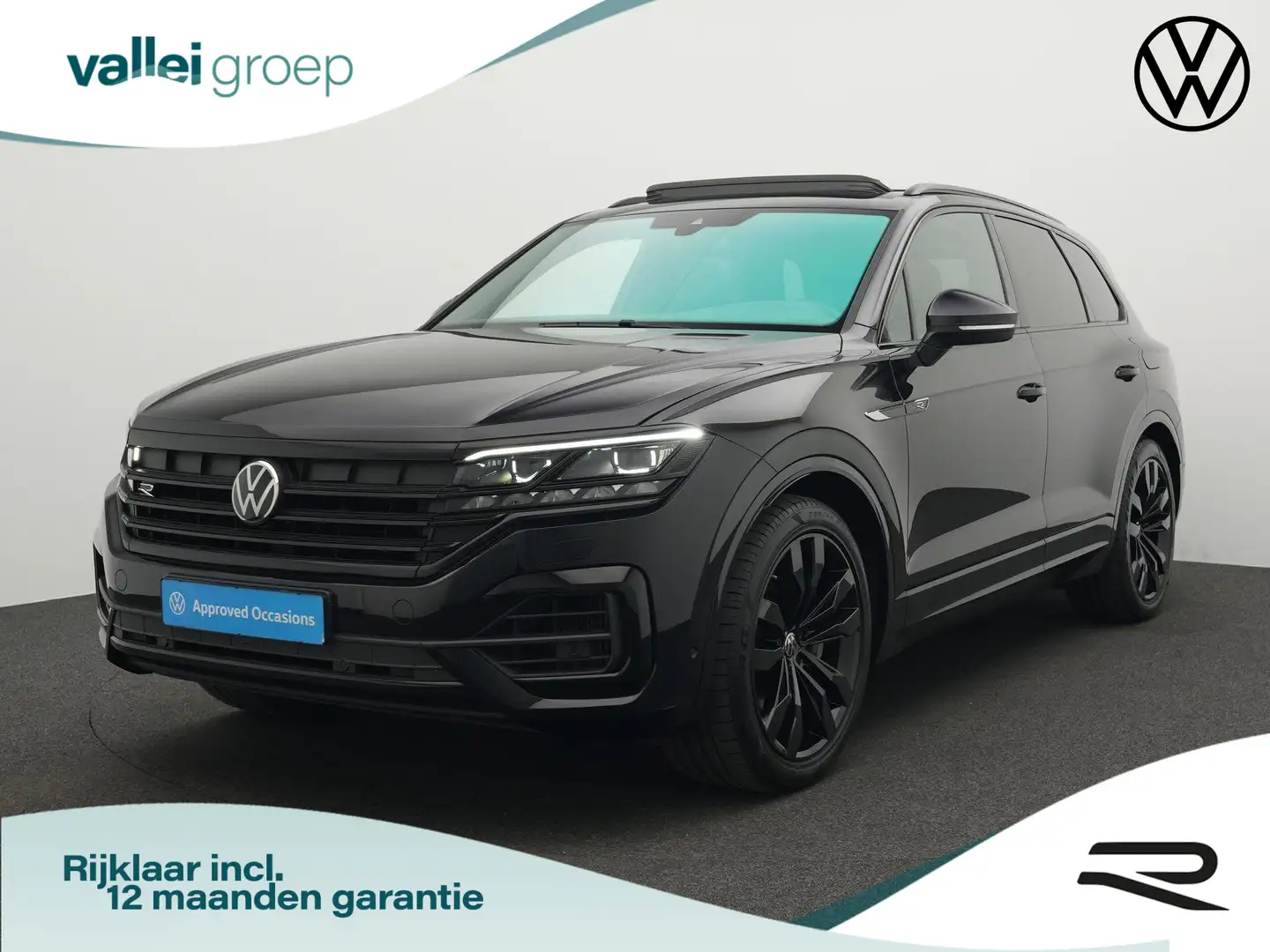 Volkswagen Touareg R 3.0 TSi 462 pk tiptronic eHybrid 4MOTION | Panor Zwart - 1