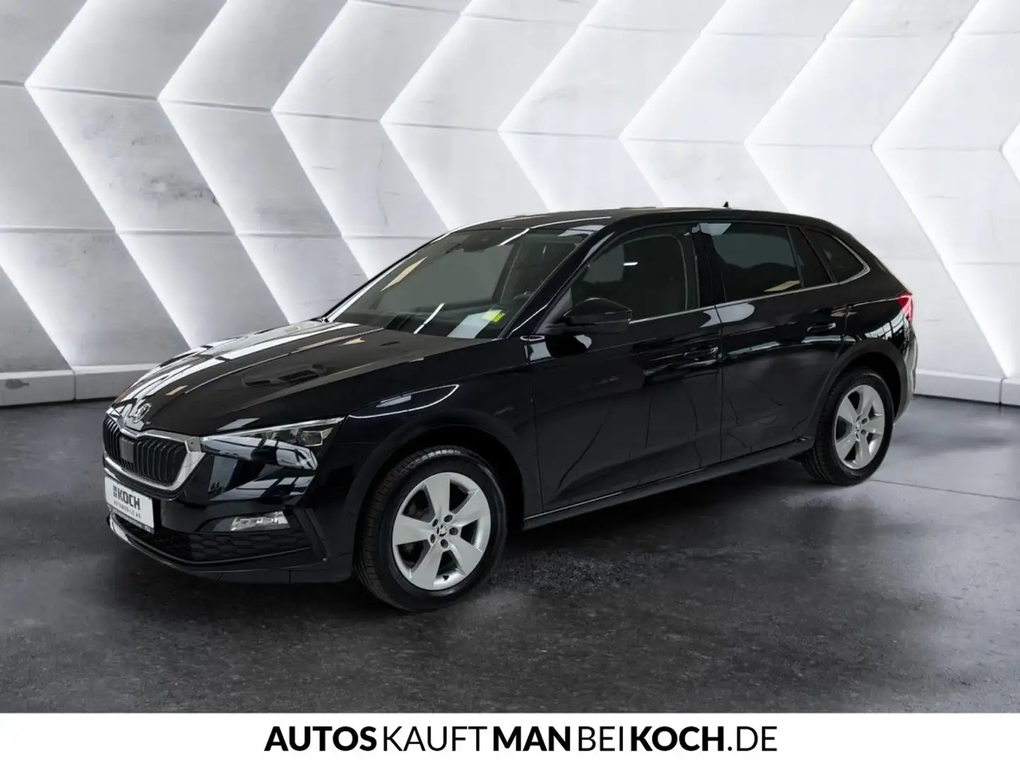 Skoda Scala 1.0 TSI Style DSG VOLL LED SH APP PDC Klima Schwarz - 2