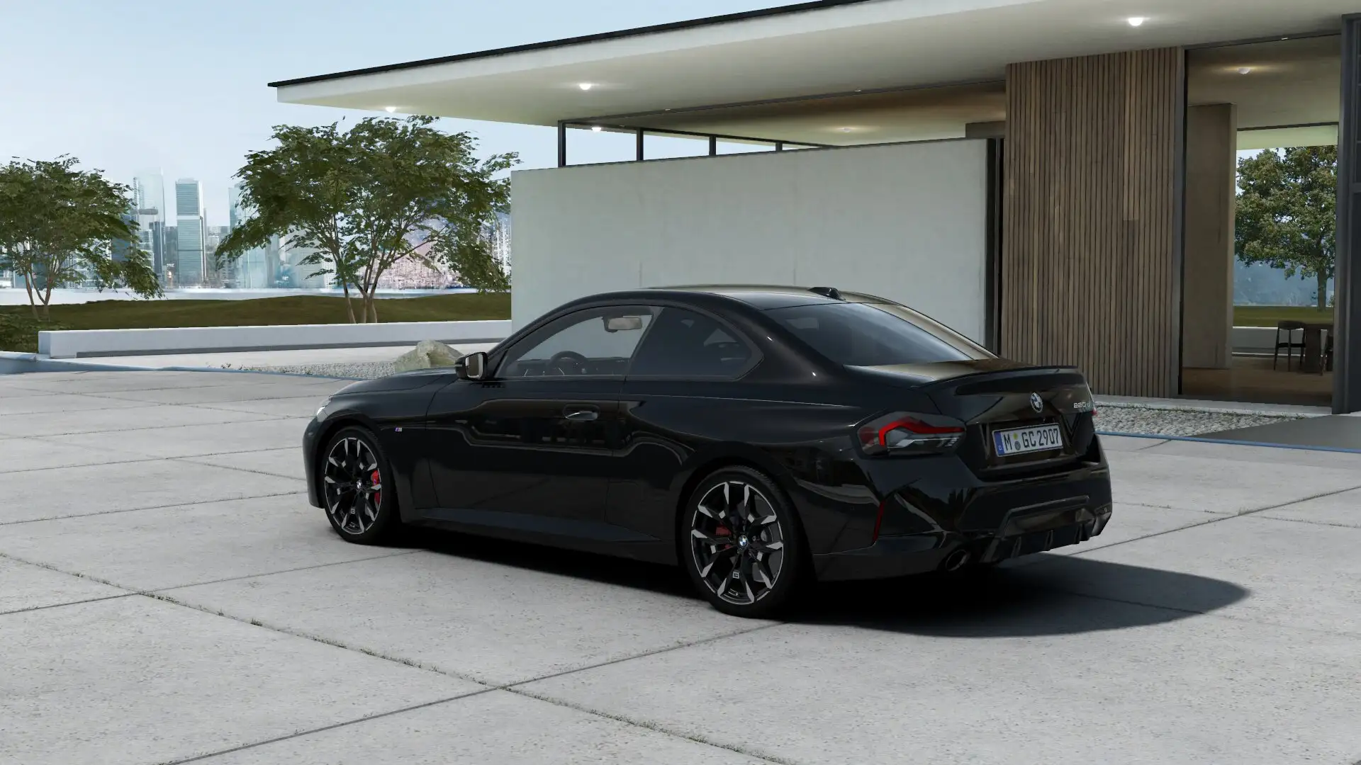BMW 220 220d 48V Coupé Msport Pro Nero - 2