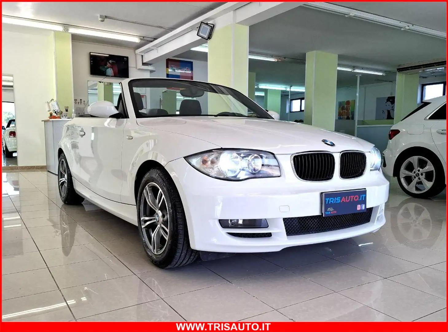 BMW 118 118i 2.0 Cabrio Attiva NEOPATENATI Bianco - 1