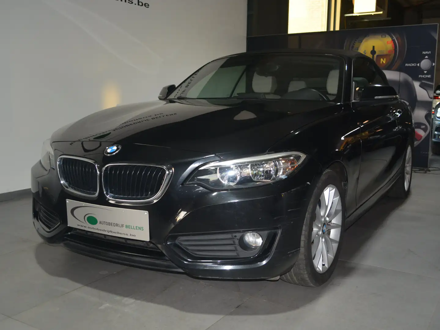 BMW 218 Cabriolet 218iA / NAVI / 1e EIGENAAR / 12.100+ BTW Nero - 2