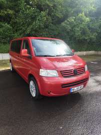 VW T5 Shuttle 2,5 TDI mit Rollstuhlrampe u. hydr