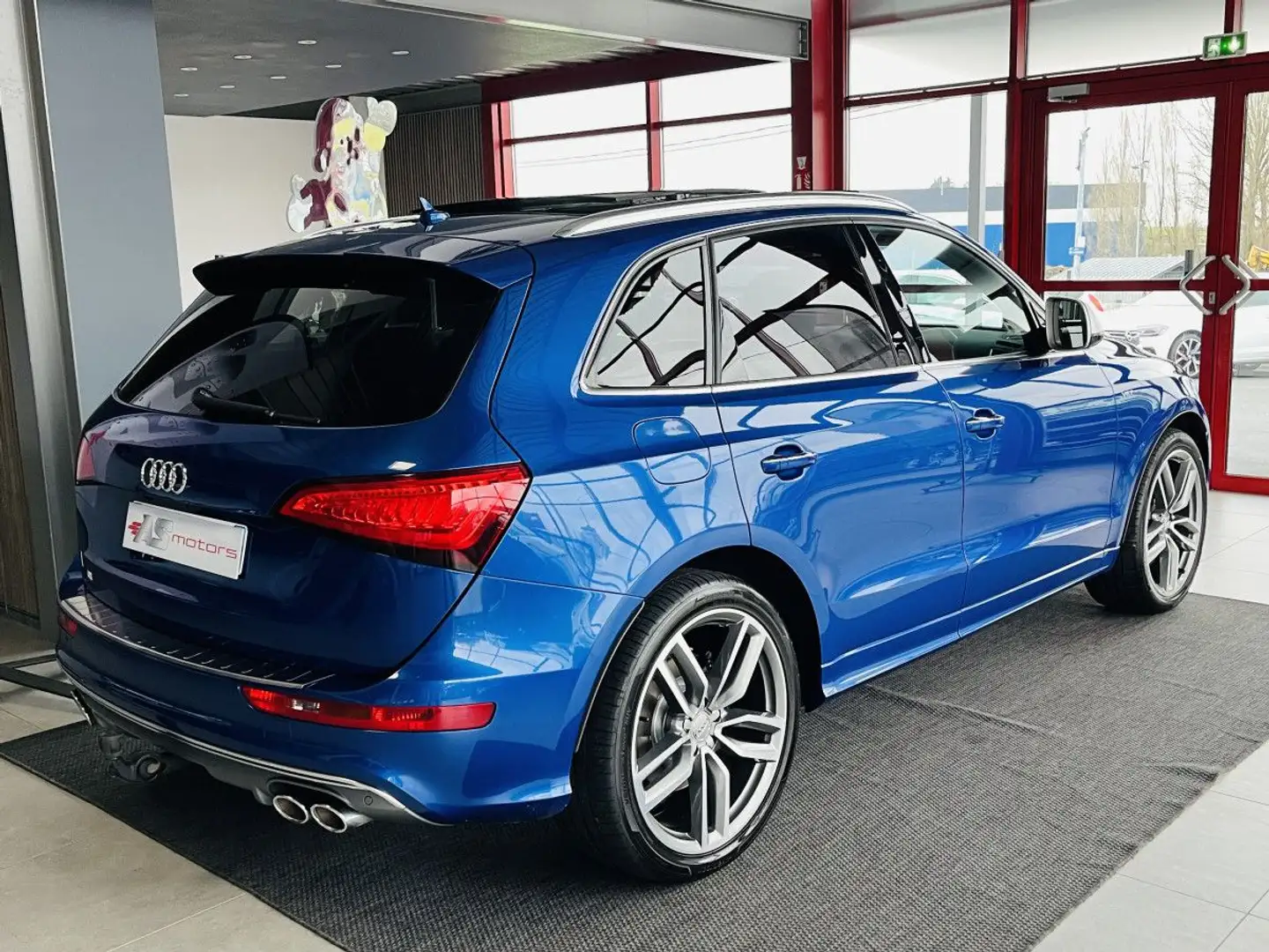 Audi SQ5 TDI V6 313 QUATTRO BVA8 QUATTRO TOIT PANORAMIQUE ATTELAGE ELECTRIQUE GPS CAMERA KEYLESS HIFI BAN Bleu - 2