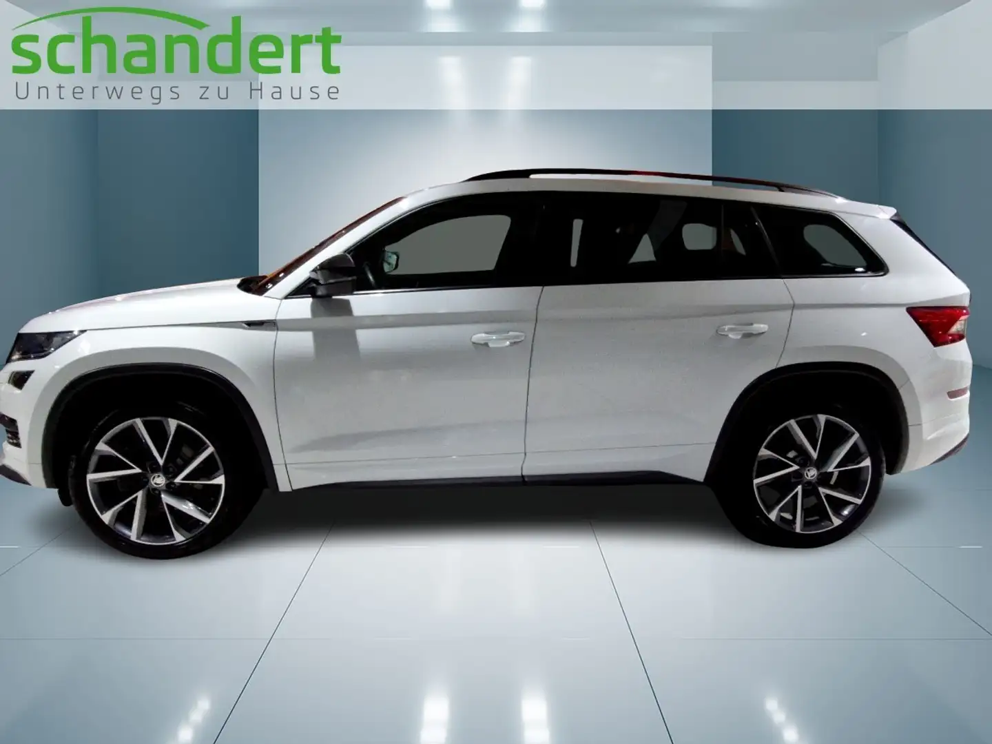 Skoda Kodiaq 2.0 TSI Sportline DSG 4x4 LED Navi ACC Klimaauto Weiß - 2