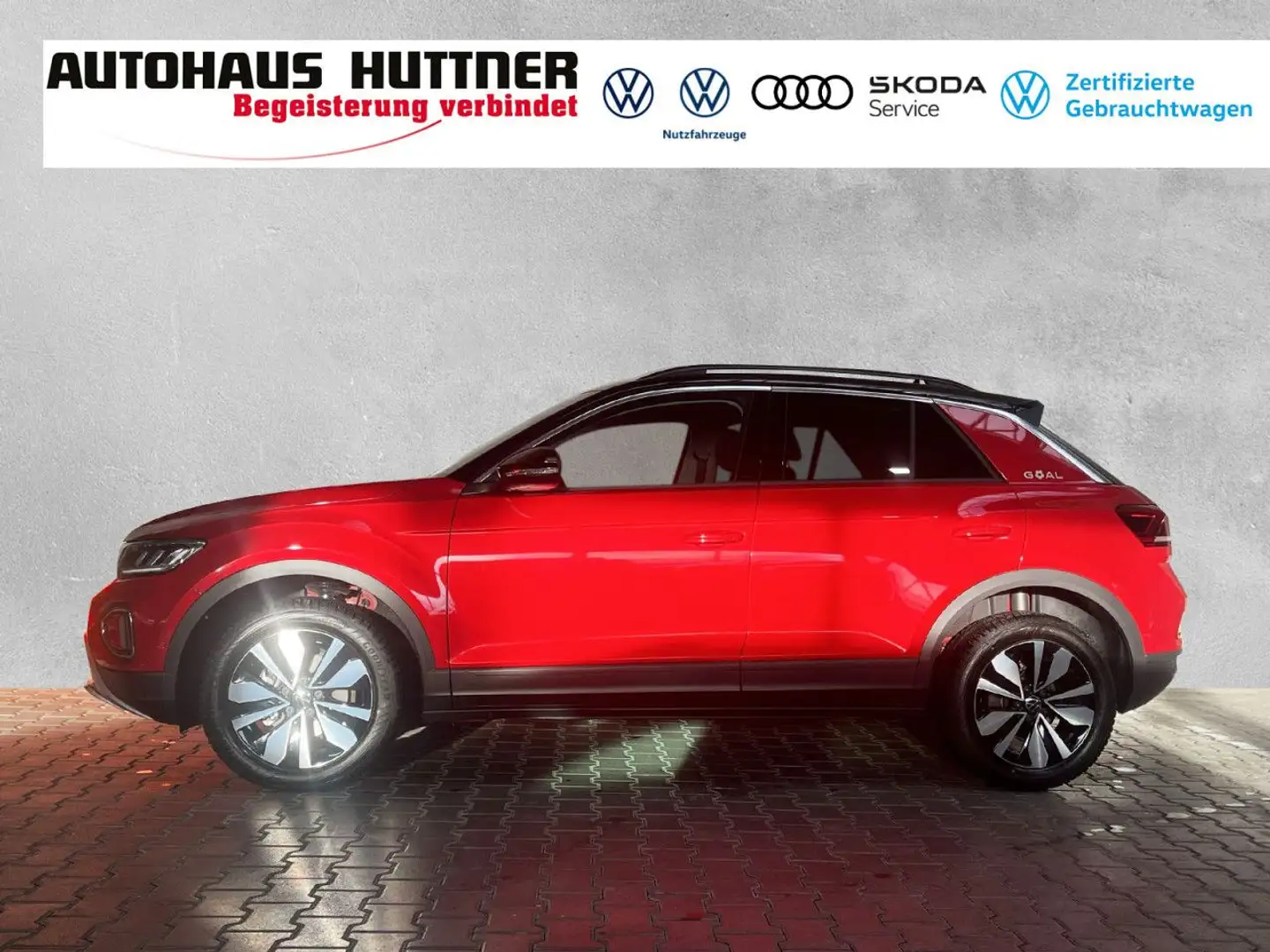 Volkswagen T-Roc GOAL 1.5 TSI DSG AHK LED NAVI RÜCKFAHRKAMERA Rouge - 2